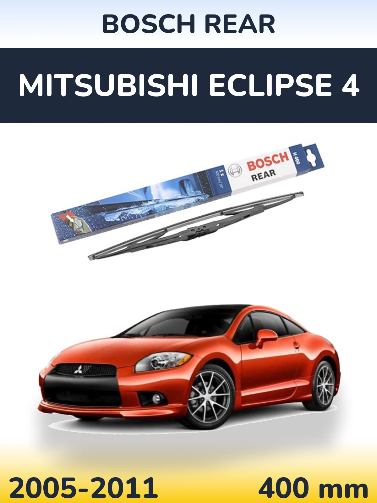 Tylna wycieraczka BOSCH Rear 400 mm do Mitsubishi Eclipse 4 2005-2011