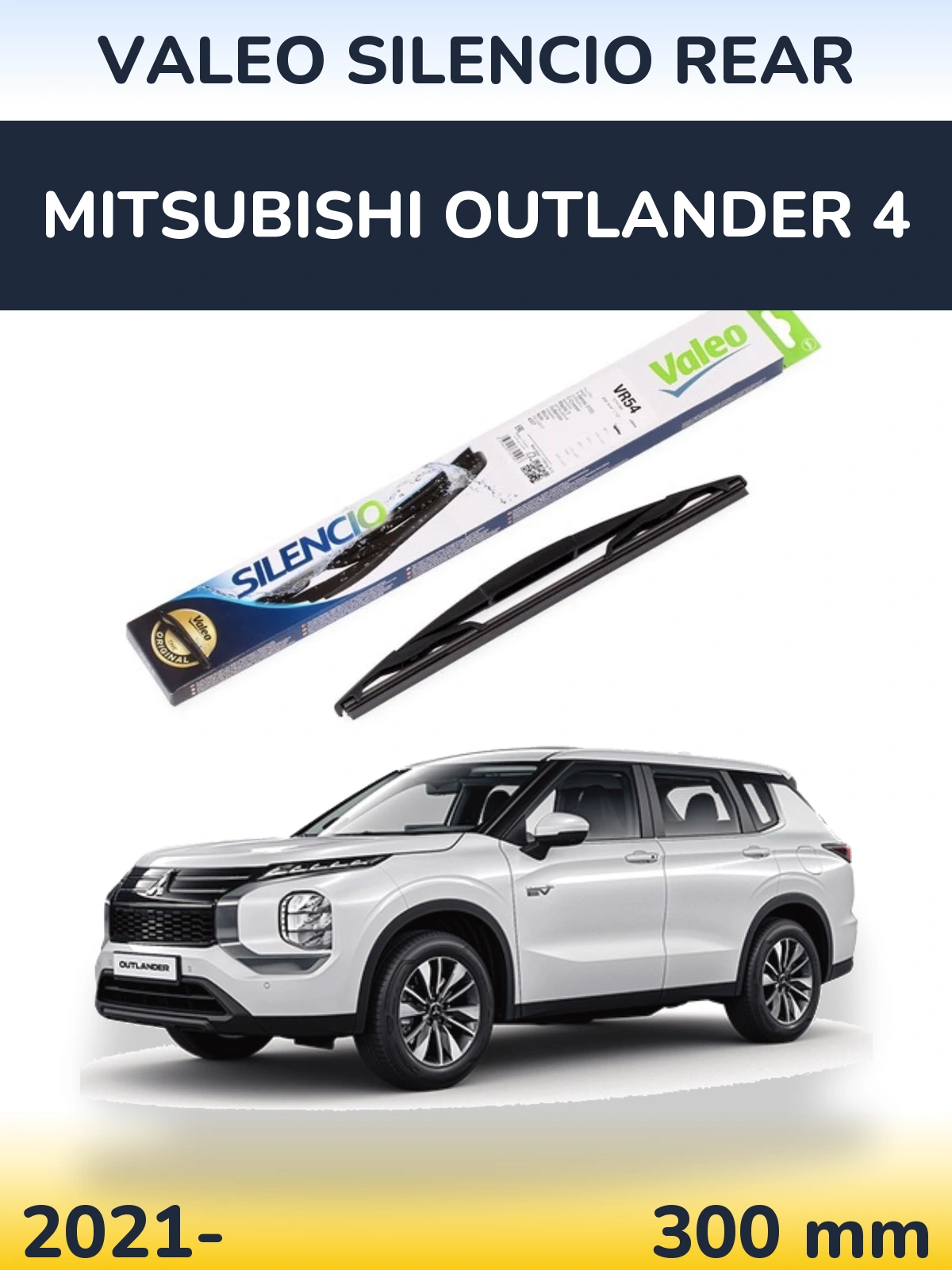 Tylna wycieraczka Valeo Silencio Rear 300 mm do Mitsubishi Outlander 4 2021-2026