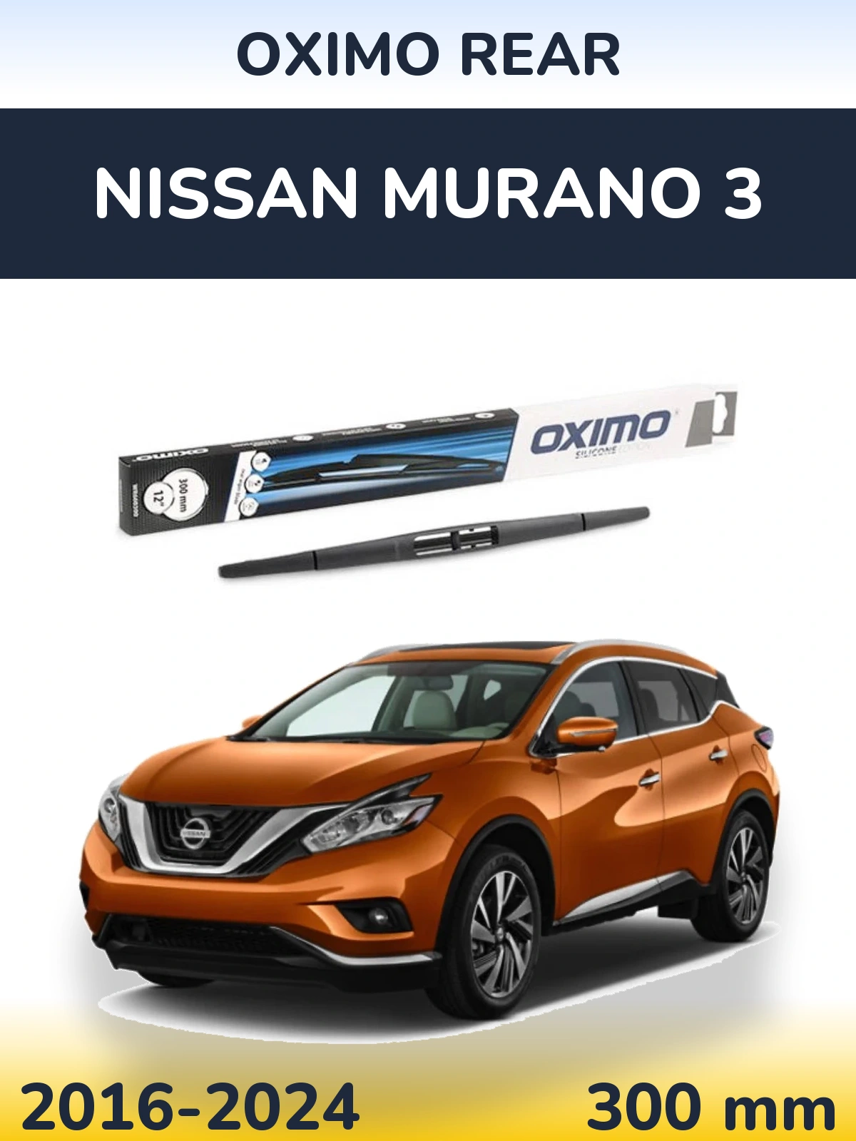 Tylna wycieraczka Oximo Rear 300 mm do Nissan Murano 3 2016-2024