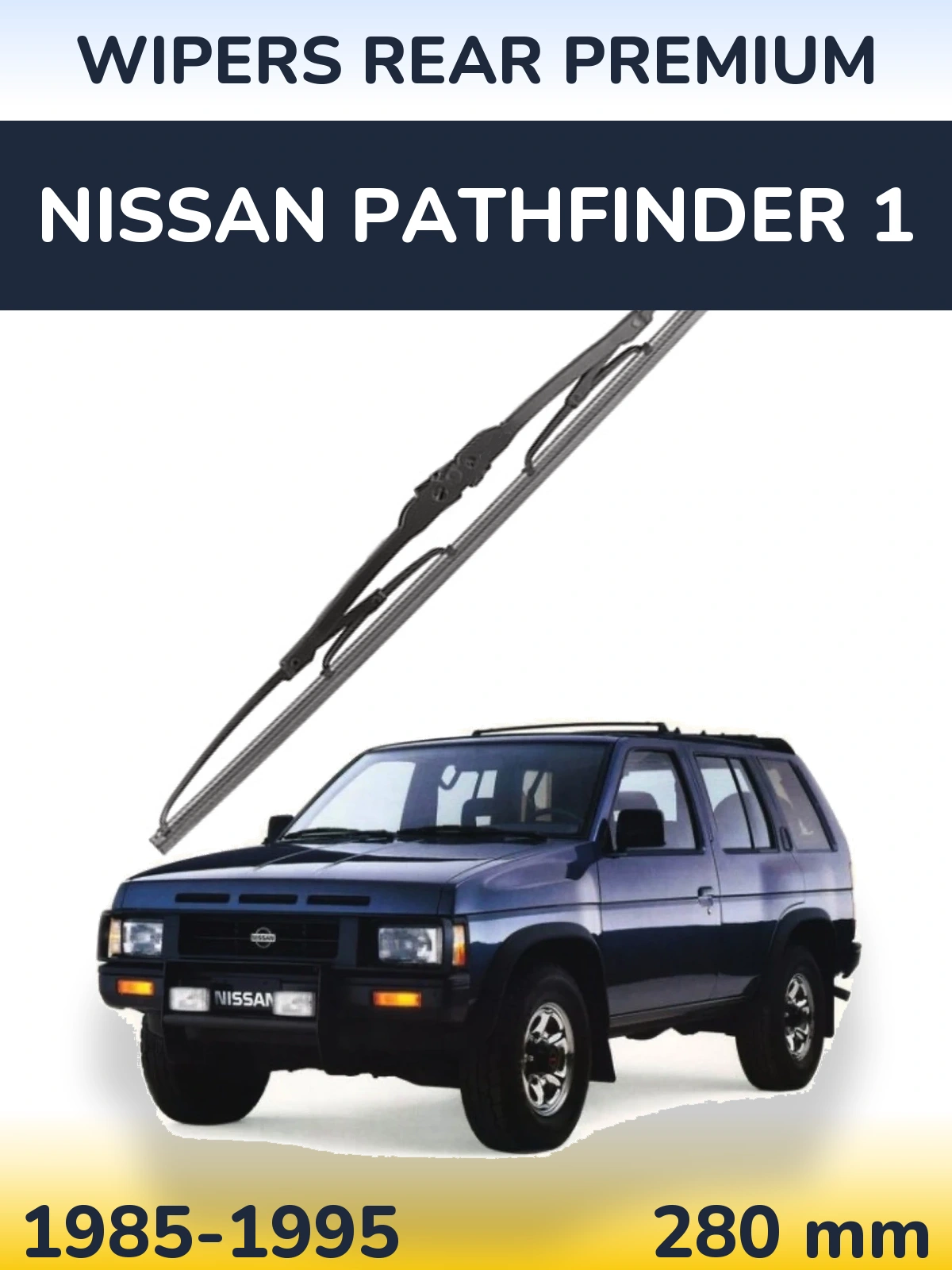 Tylna wycieraczka WIPERS REAR PREMIUM 280 mm do Nissan Pathfinder 1 1985-1995
