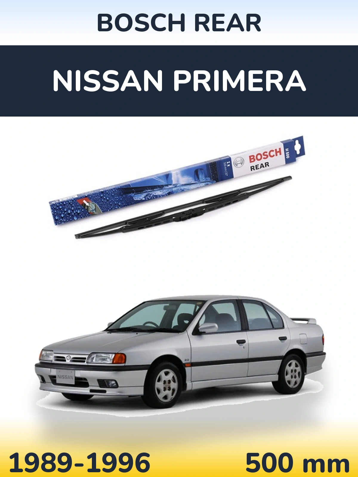 Tylna wycieraczka BOSCH Rear 500 mm do Nissan Primera 1989-1996