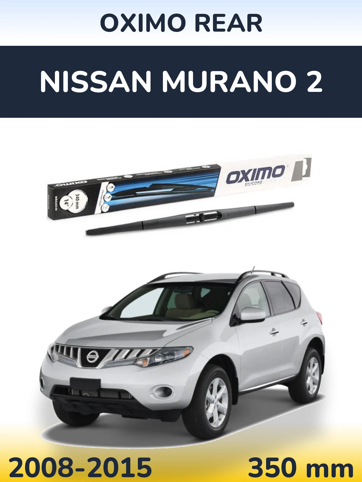 Rear wiper blade Oximo Rear 350 mm for Nissan Murano 2 2008-2015