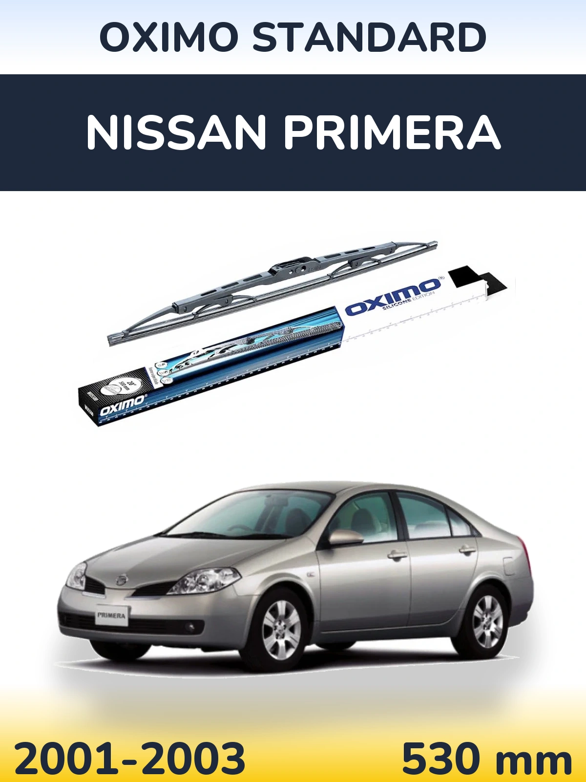 Rear wiper blade Oximo Standard 525 мм for Nissan Primera 2001-2003