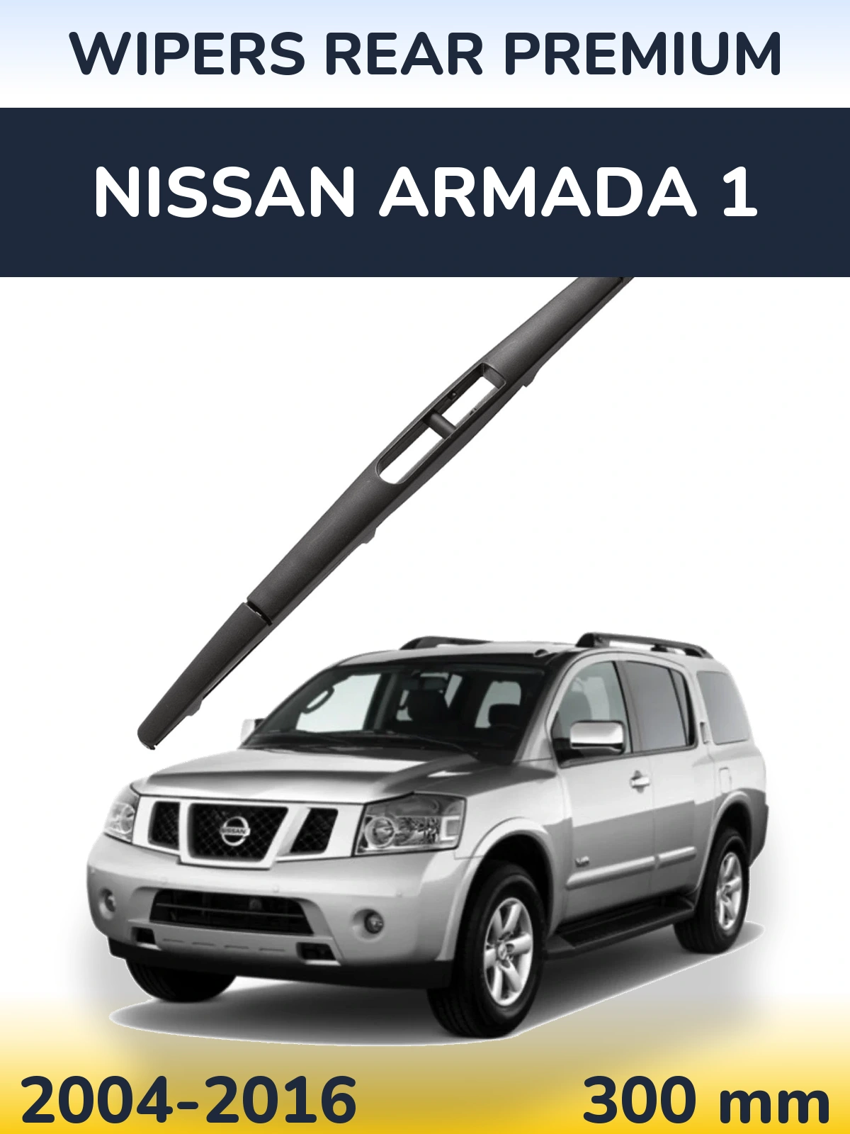Rear wiper blade WIPERS REAR PREMIUM 300 мм for Nissan Armada 1 2004-2016