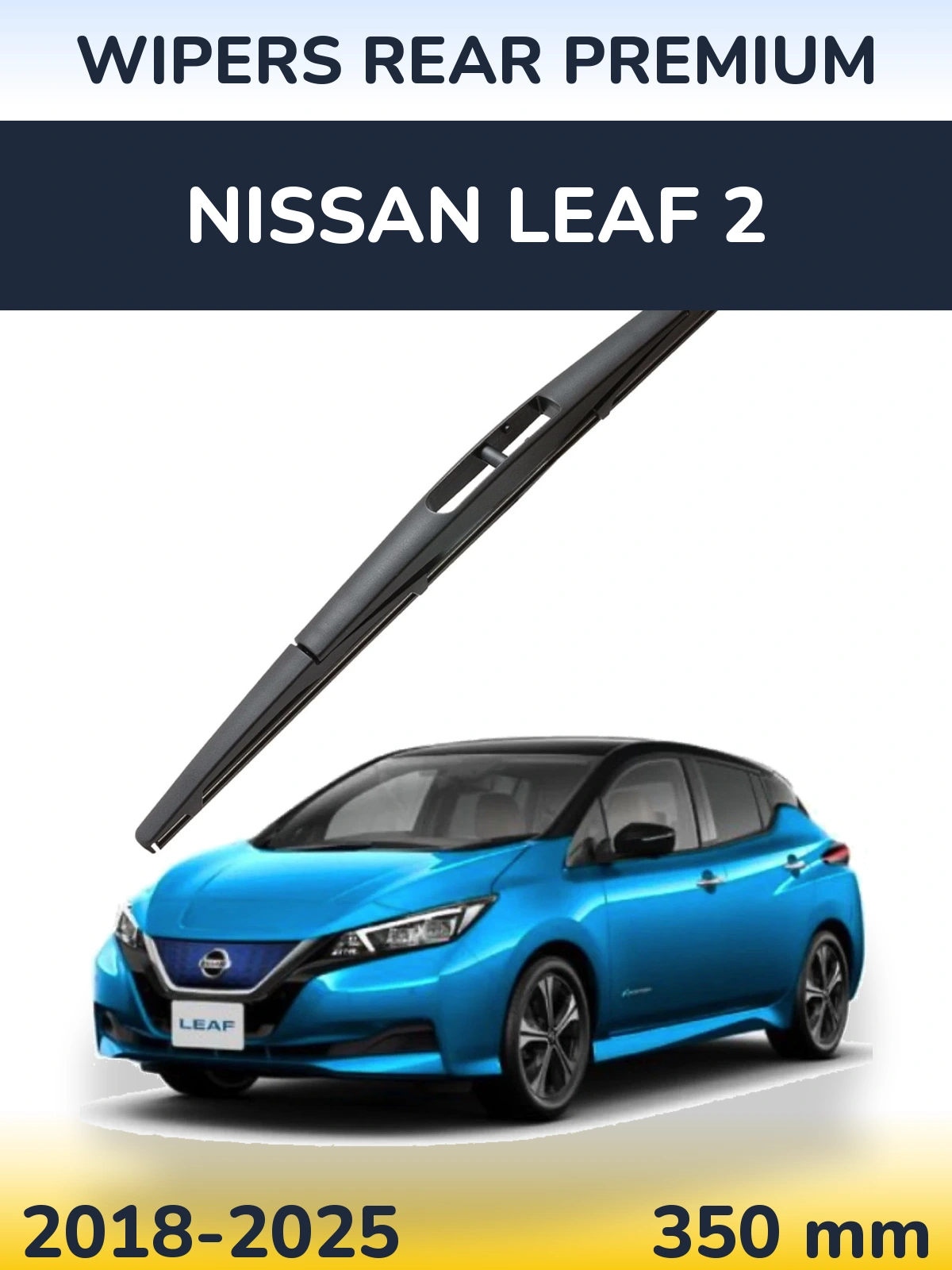 Rear wiper blade WIPERS REAR PREMIUM 350 mm for Nissan Leaf 2 2018-2025