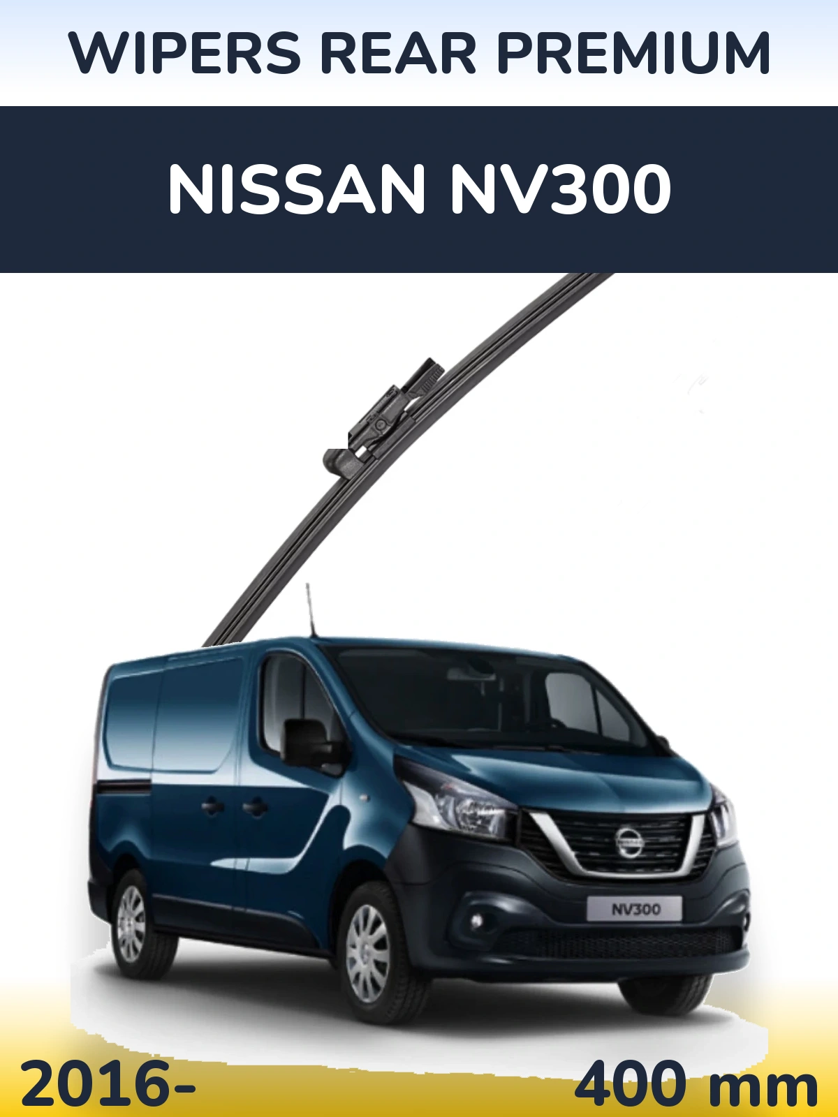 Задний дворник WIPERS REAR PREMIUM 400 мм для Nissan NV300 2016-2026