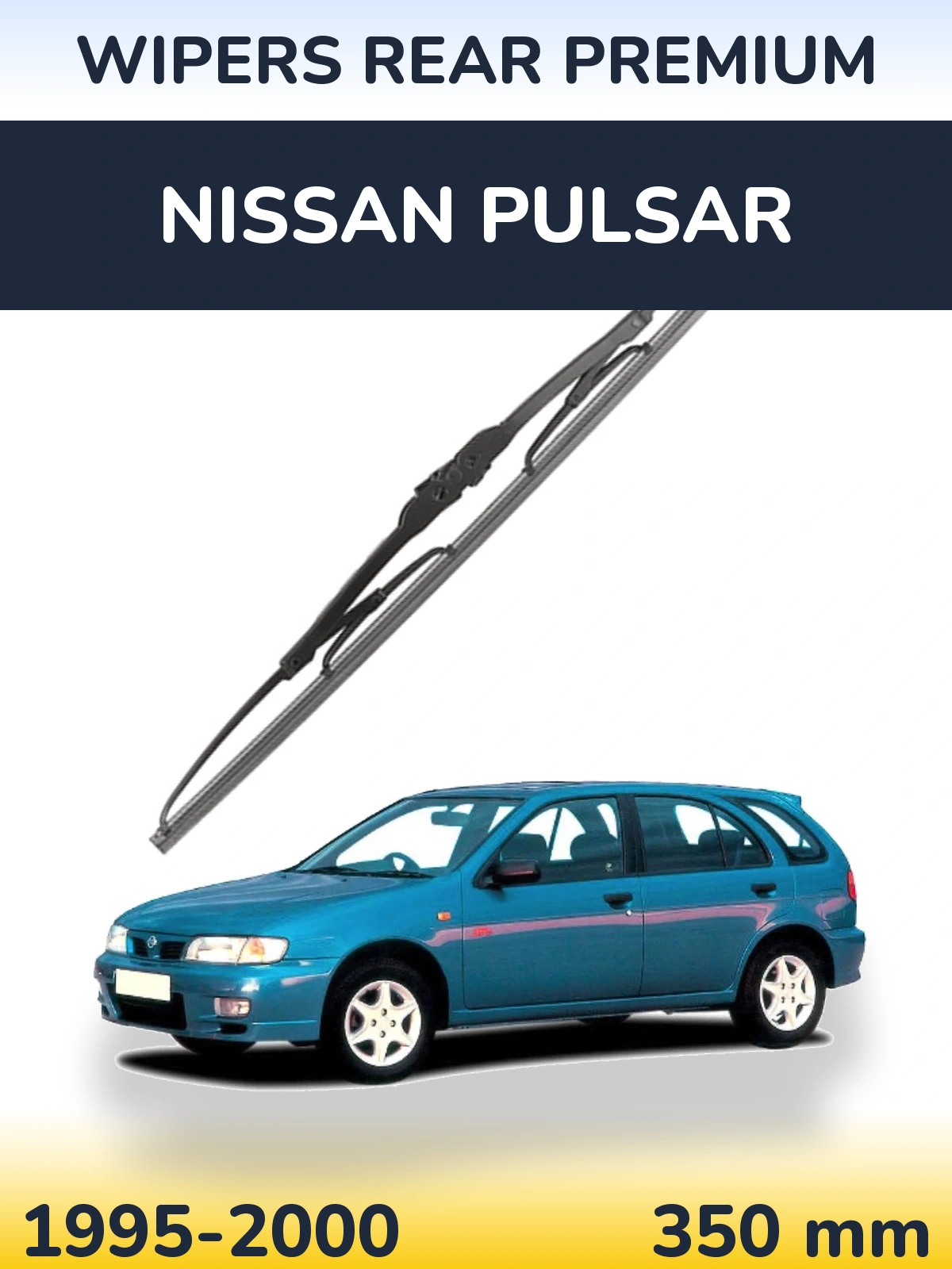 Rear wiper blade WIPERS REAR PREMIUM 350 mm for Nissan Pulsar 1995-2000