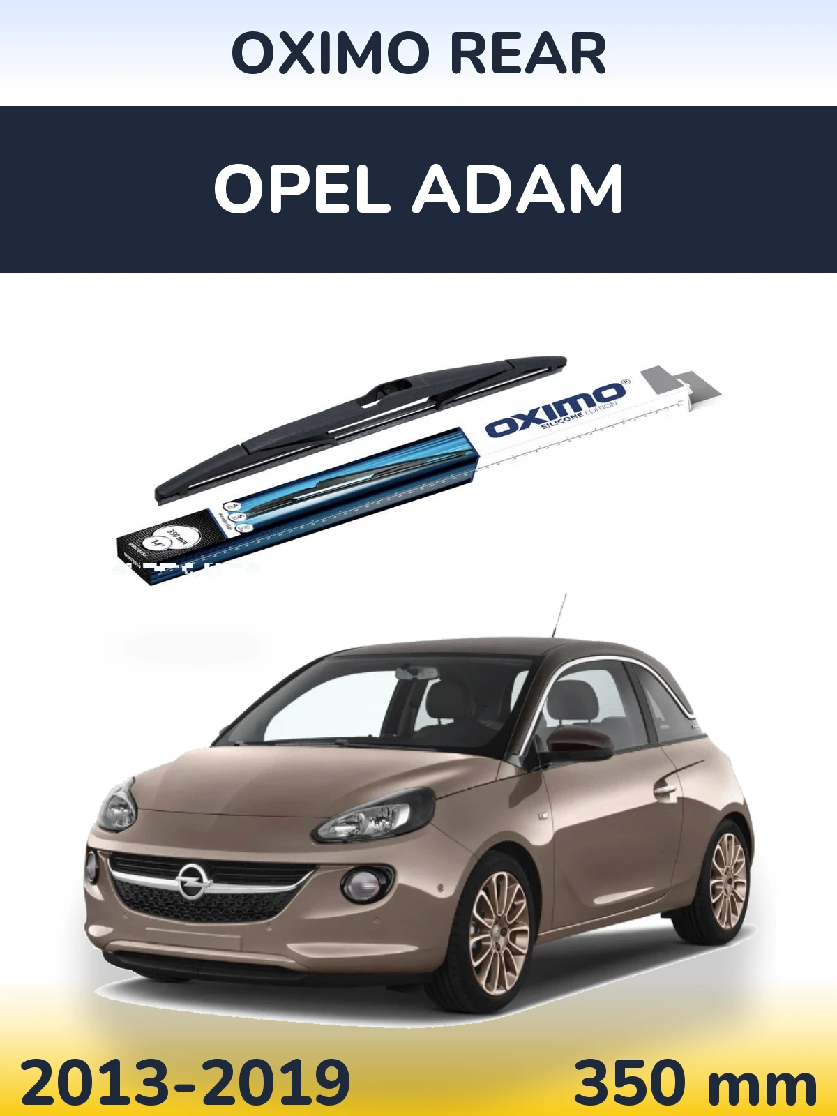Rear wiper blade Oximo Rear 350 мм for Opel Adam 2013-2019