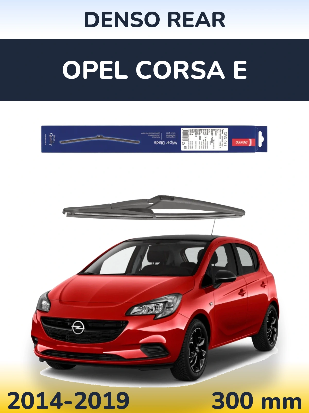 Задний дворник Denso Rear 300 мм для Opel Corsa E 2014-2019