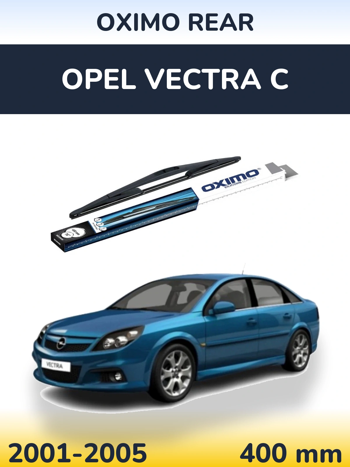 Rear wiper blade Oximo Rear 400 мм for Opel Vectra C 2001-2005