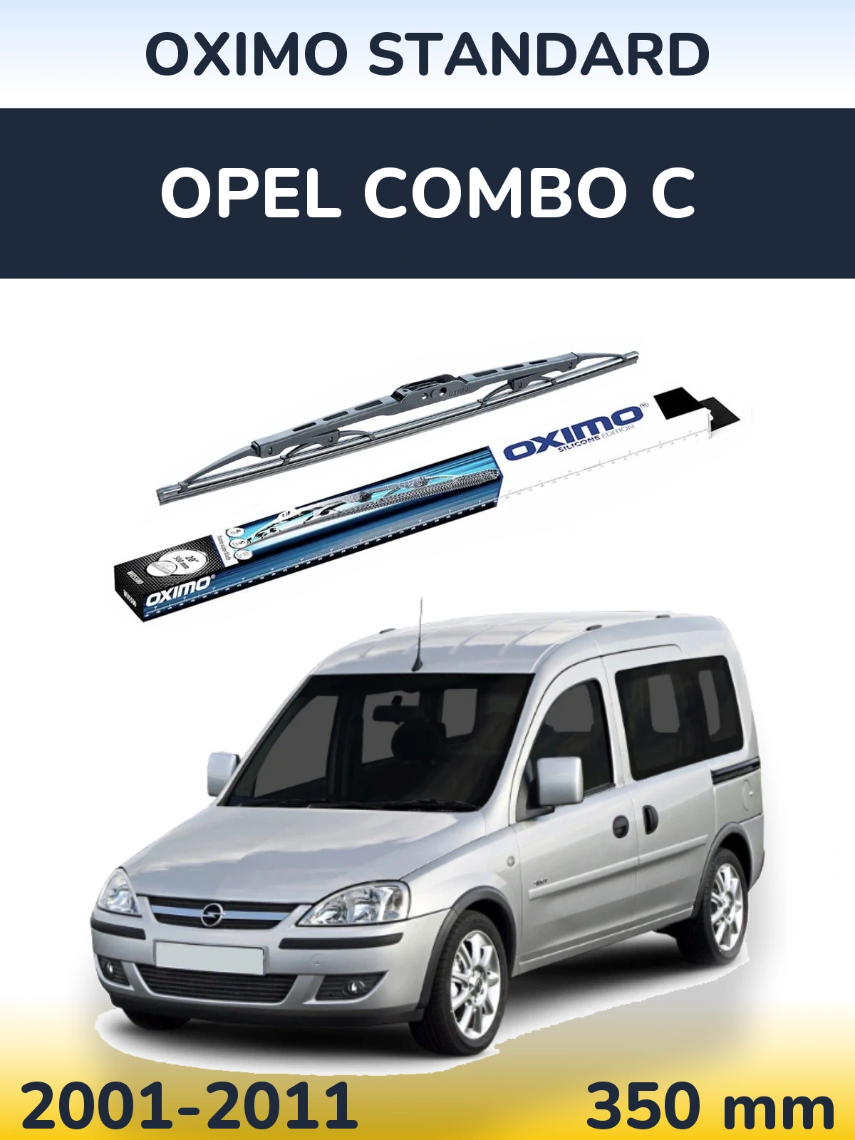 Tylna wycieraczka Oximo Standard 350 mm do Opel Combo C 2001-2011