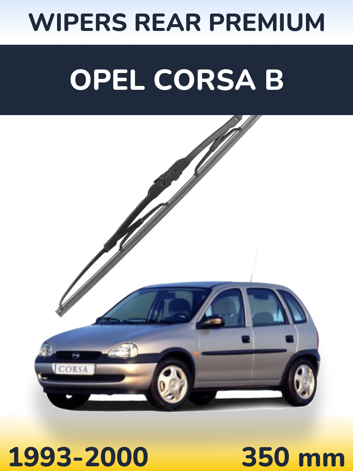Rear wiper blade WIPERS REAR PREMIUM 350 мм for Opel Corsa B 1993-2000
