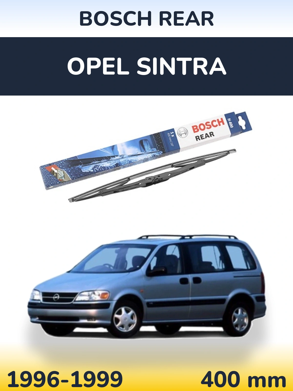 Rear wiper blade BOSCH Rear 400 мм for Opel Sintra 1996-1999