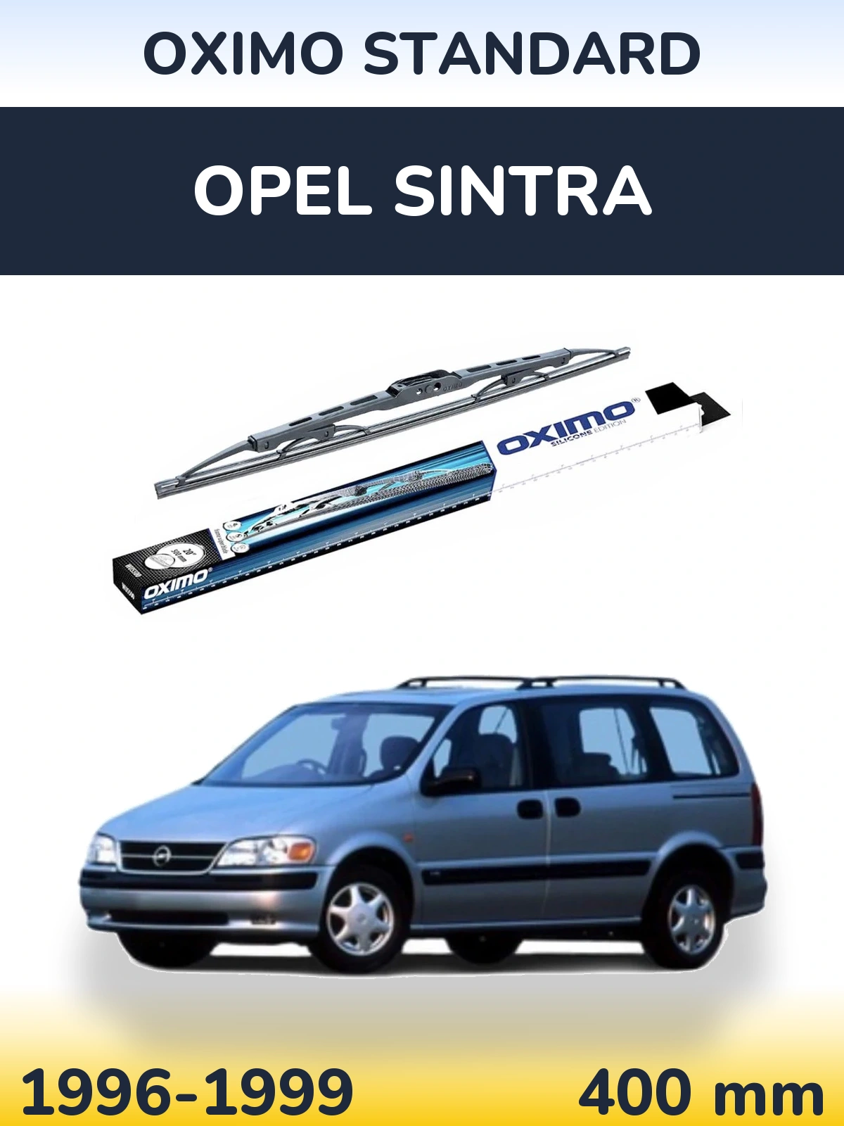 Rear wiper blade Oximo Standard 400 мм for Opel Sintra 1996-1999