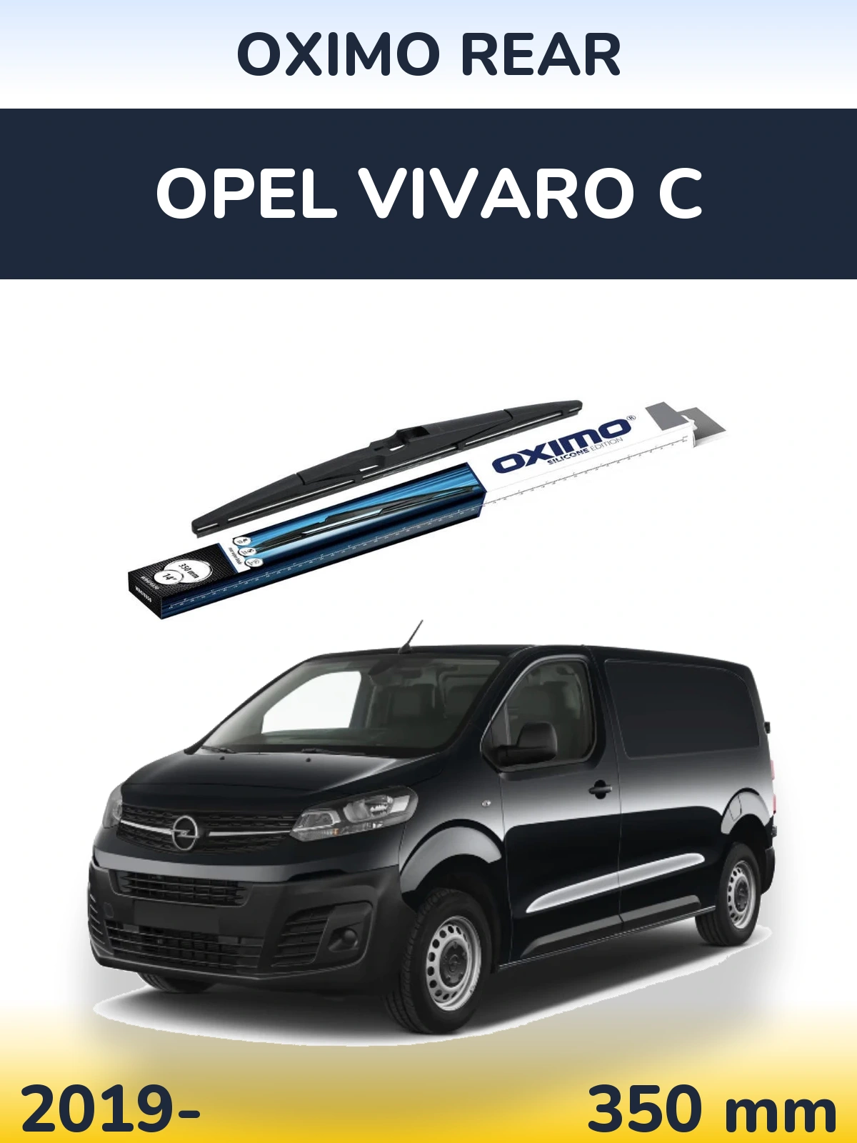 Rear wiper blade Oximo Rear 350 мм for Opel Vivaro C 2019-2026