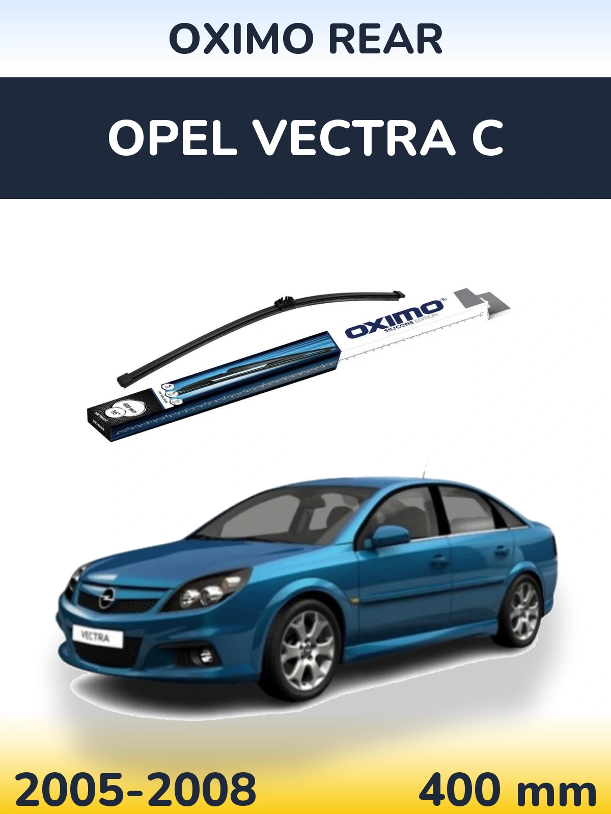 Rear wiper blade Oximo Rear 400 мм for Opel Vectra C 2005-2008