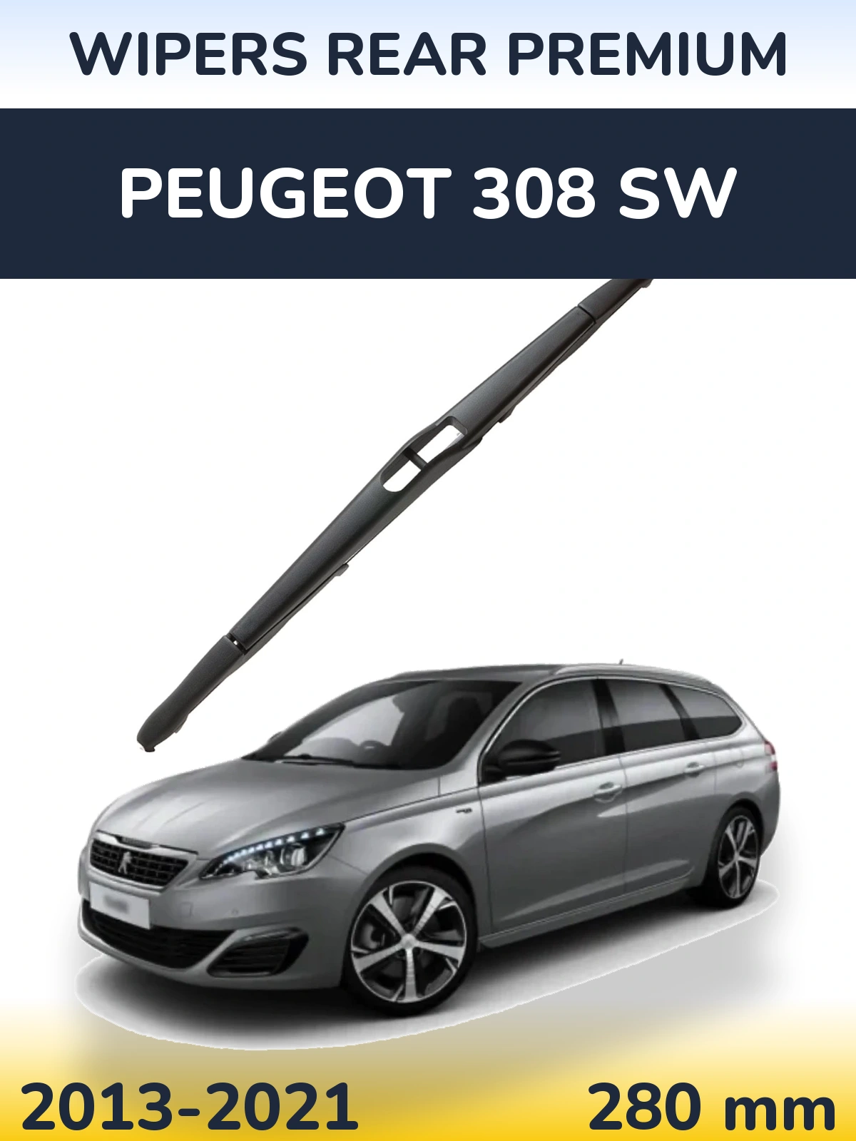 Rear wiper blade WIPERS REAR PREMIUM 280 мм for Peugeot 308 SW 2013-2021