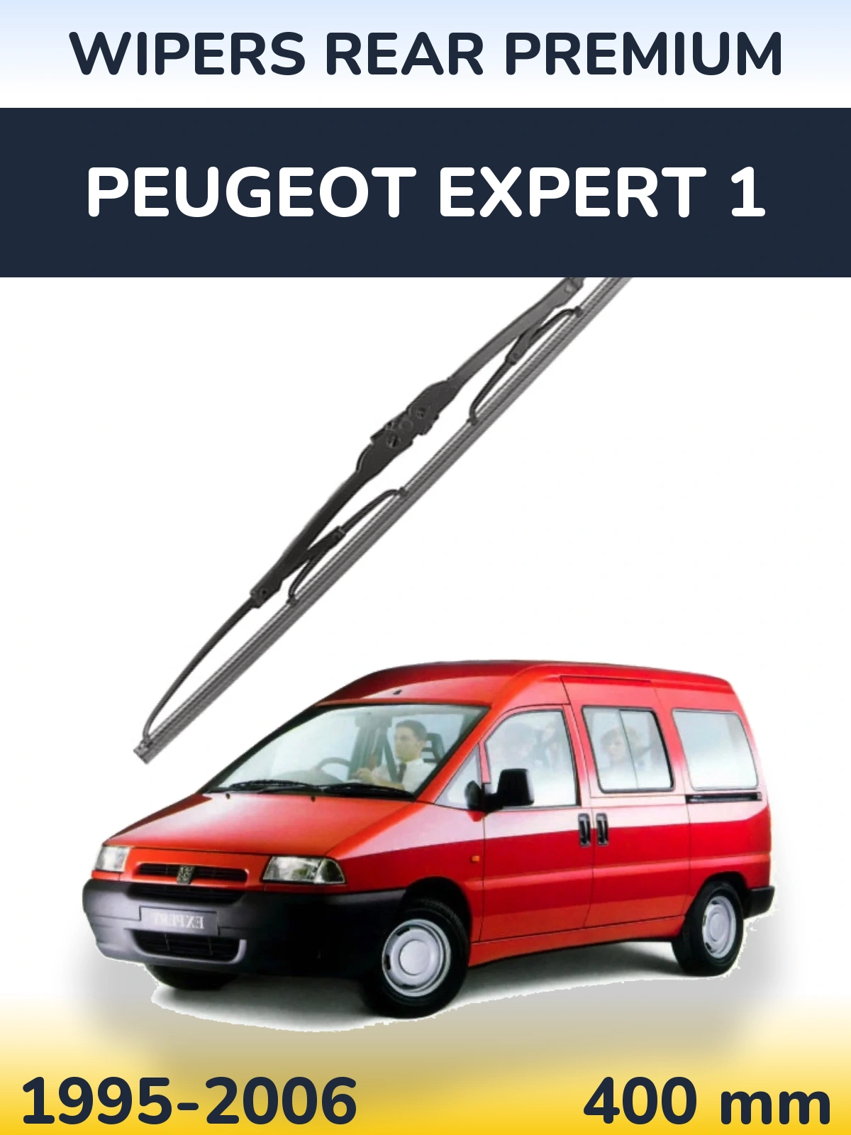 Задня щітка WIPERS REAR PREMIUM 400 мм для Peugeot Expert 1 1995-2006