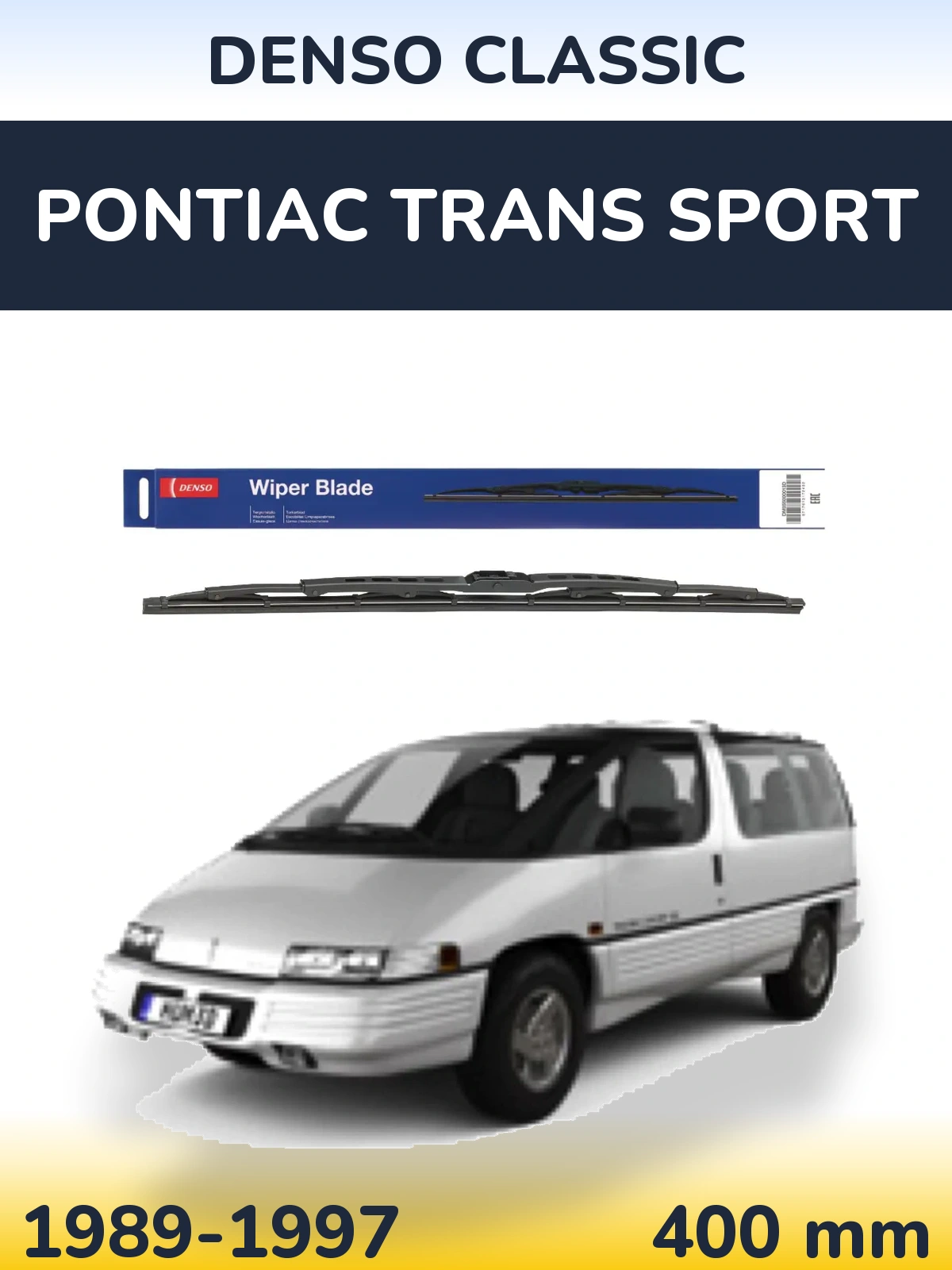 Tylna wycieraczka Denso Classic 400 mm do Pontiac Trans Sport 1989-1997