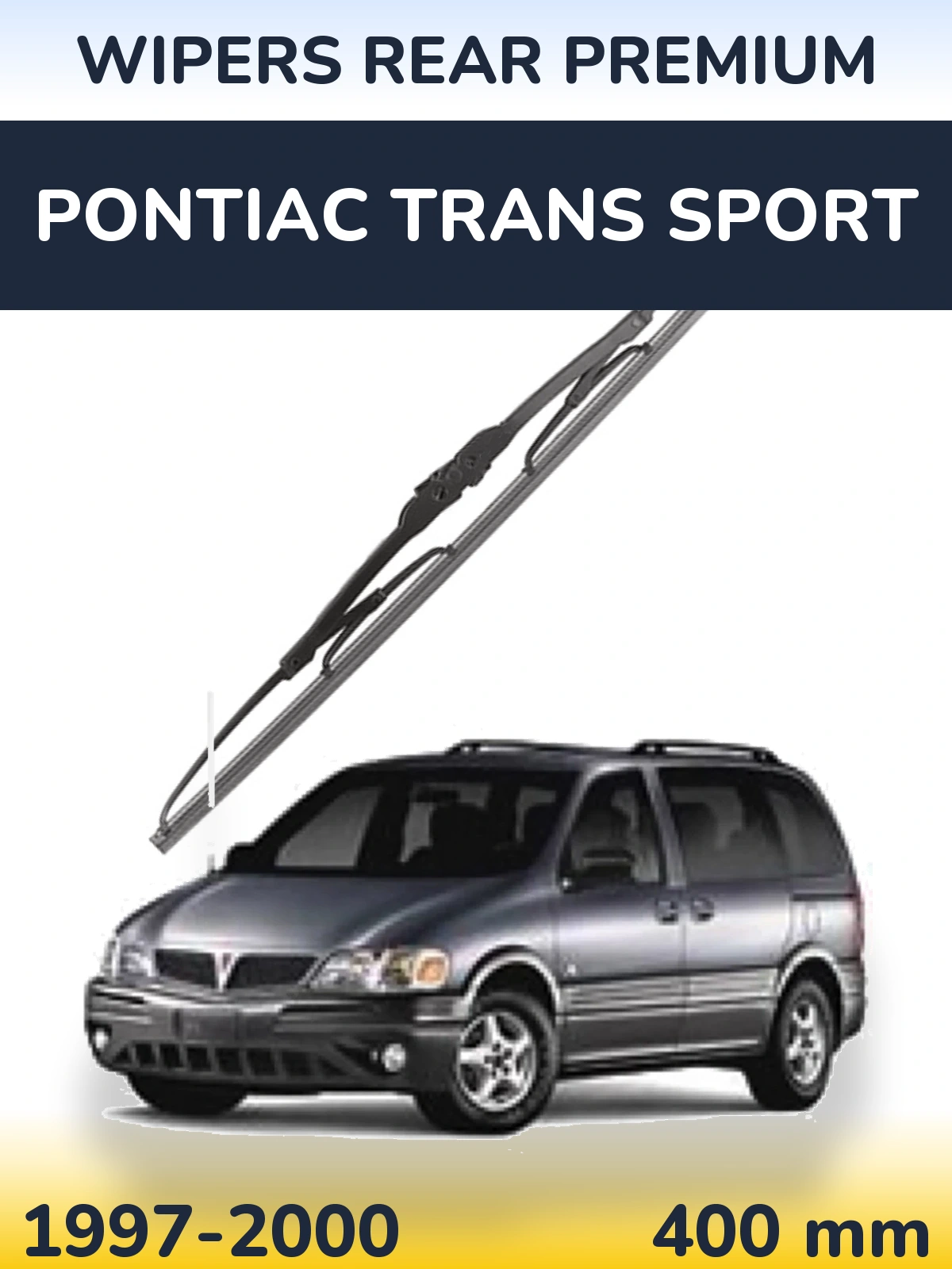 Rear wiper blade WIPERS REAR PREMIUM 400 мм for Pontiac Trans Sport 1997-2000