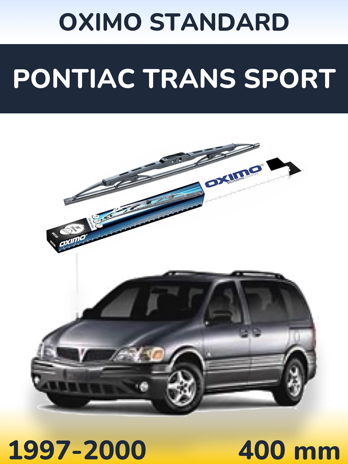 Rear wiper blade Oximo Standard 400 мм for Pontiac Trans Sport 1997-2000