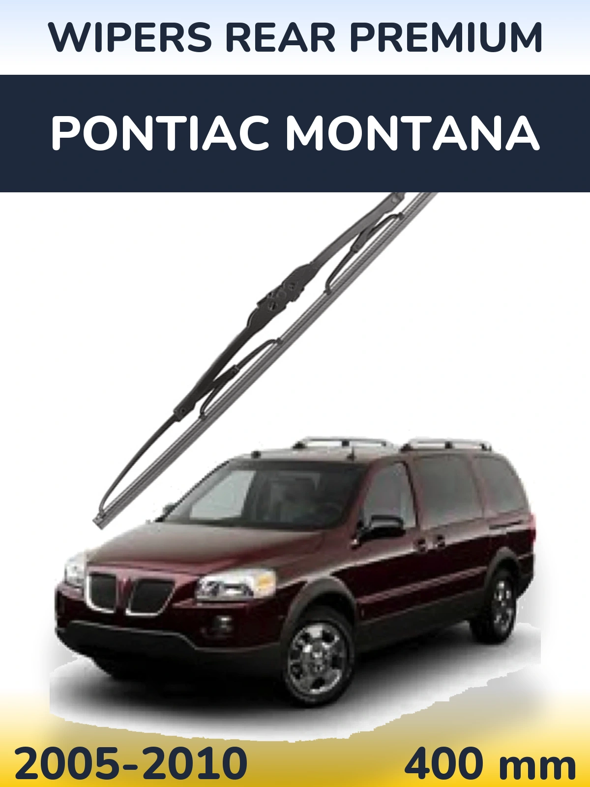 Задня щітка WIPERS REAR PREMIUM 400 мм для Pontiac Montana 2005-2010