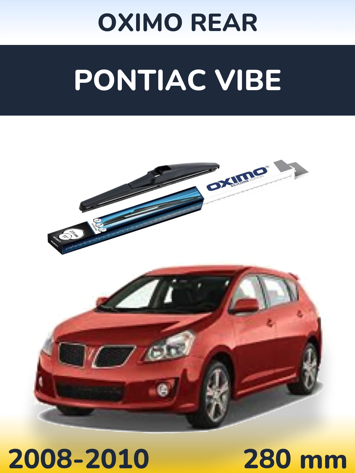 Rear wiper blade Oximo Rear 280 mm for Pontiac Vibe 2008-2010