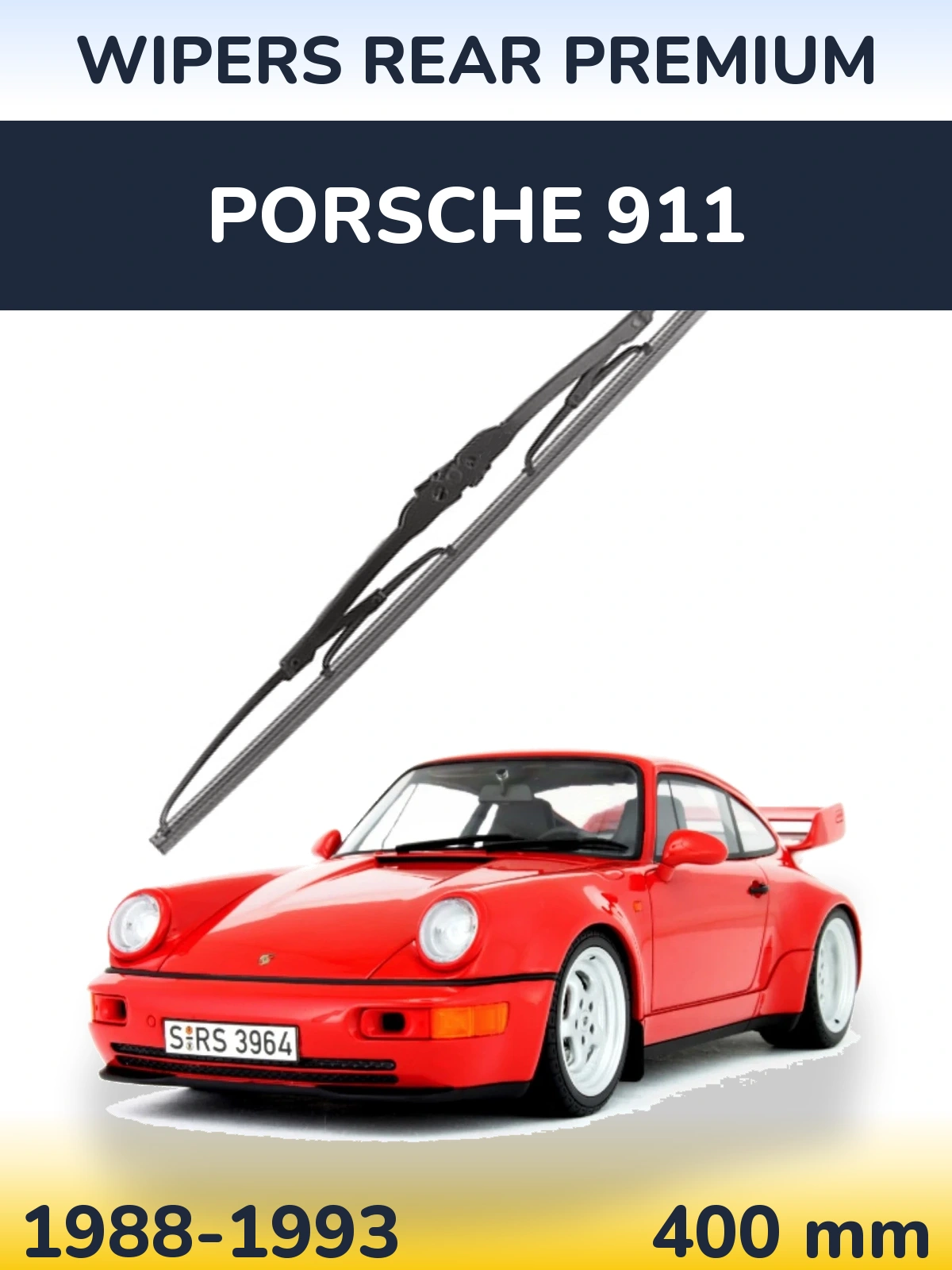 Задний дворник WIPERS REAR PREMIUM 400 мм для Porsche 911 1988-1993