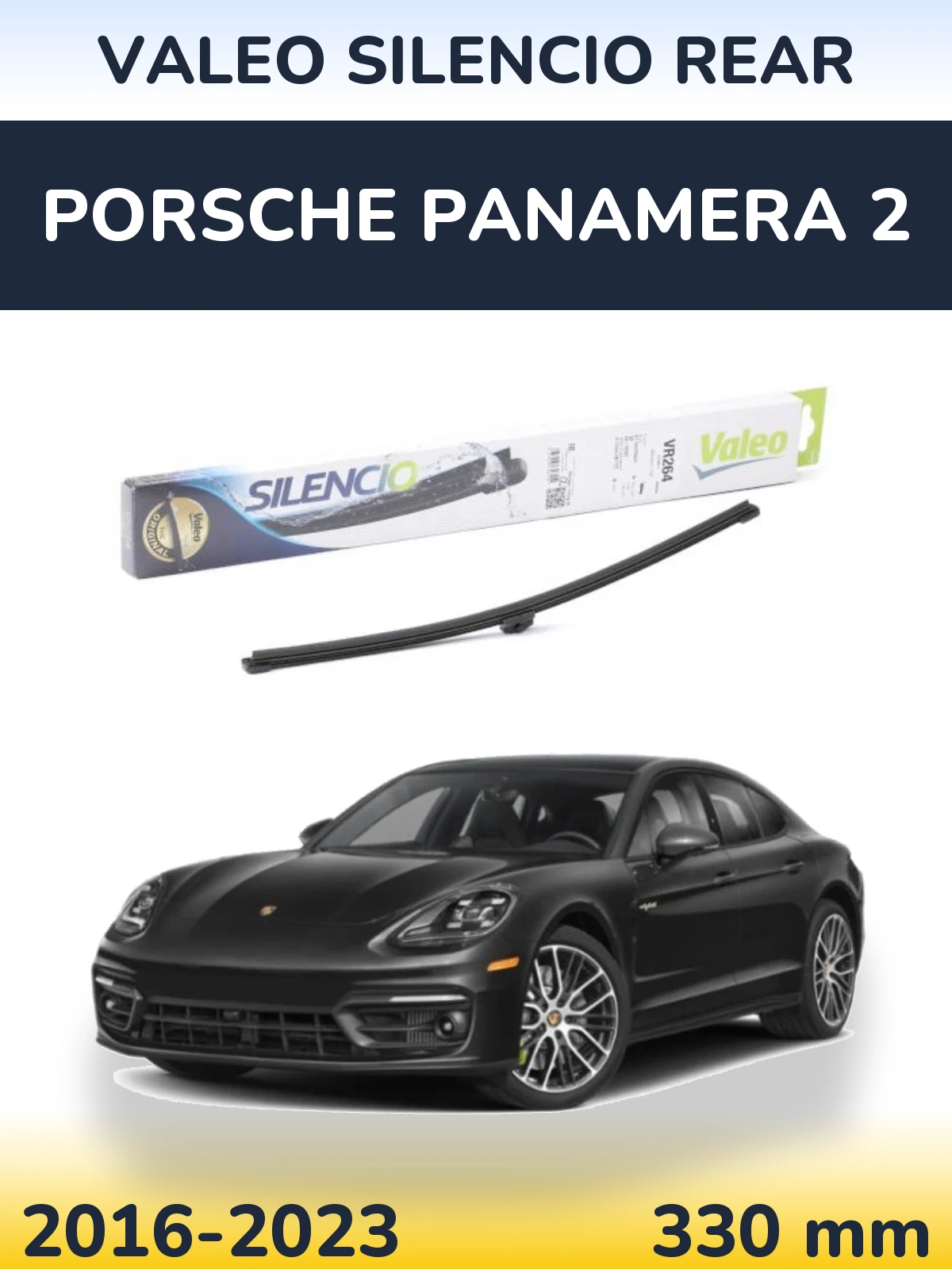 Tylna wycieraczka Valeo Silencio Rear 320 mm do Porsche Panamera 2 2016-2023