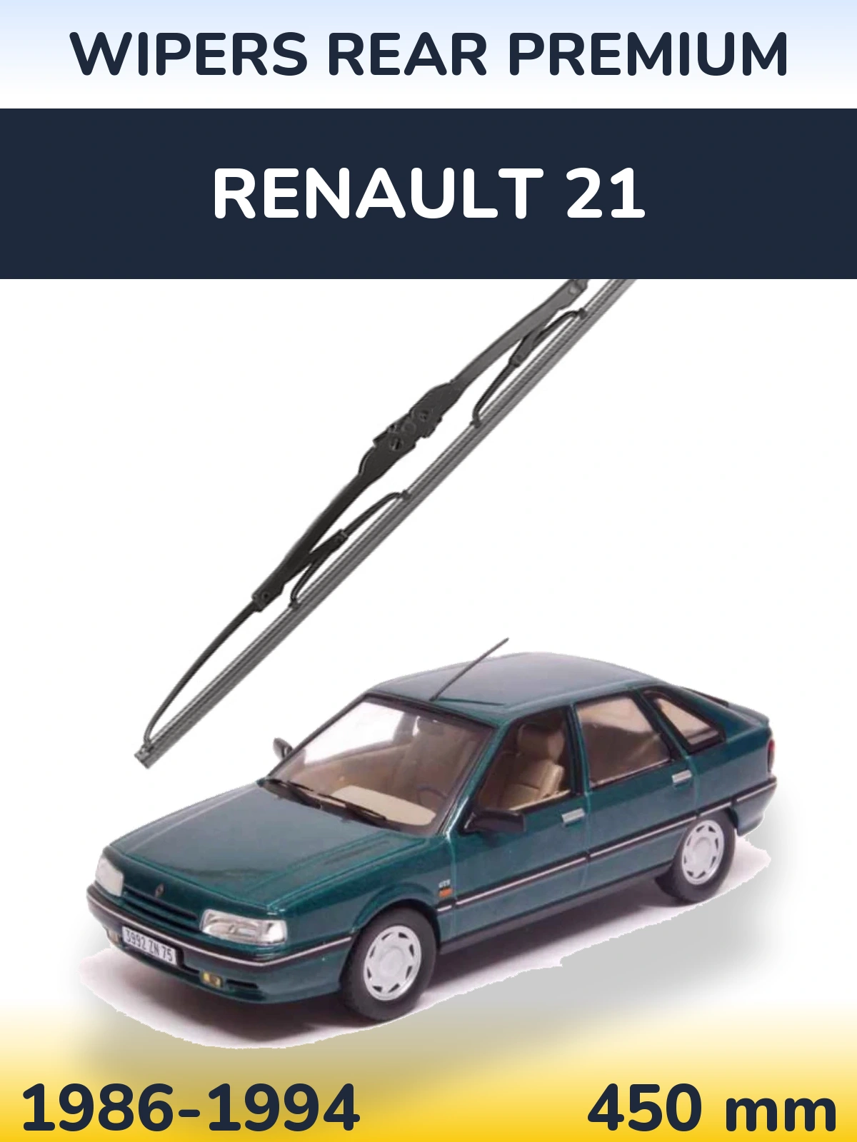 Tylna wycieraczka WIPERS REAR PREMIUM 450 mm do Renault 21 1986-1994