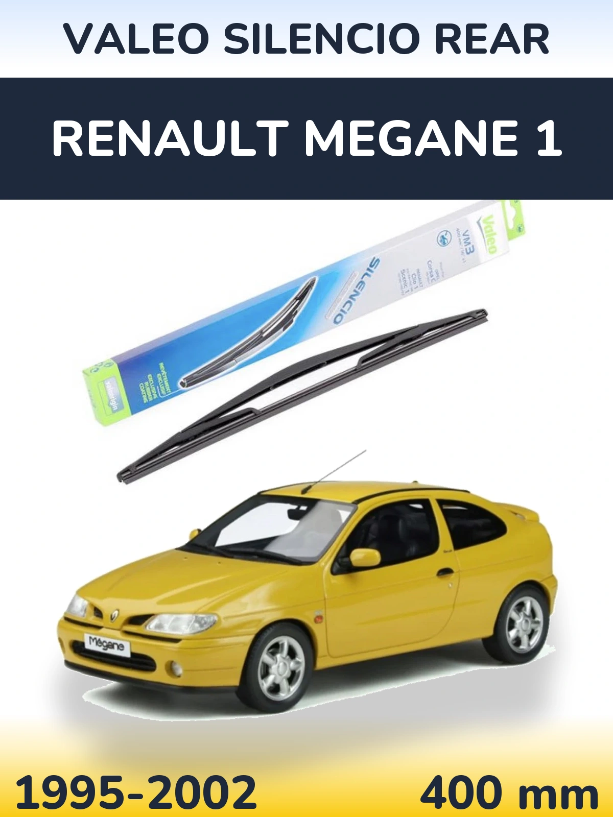 Tylna wycieraczka Valeo Silencio Rear 400 mm do Renault Megane 1 1995-2002