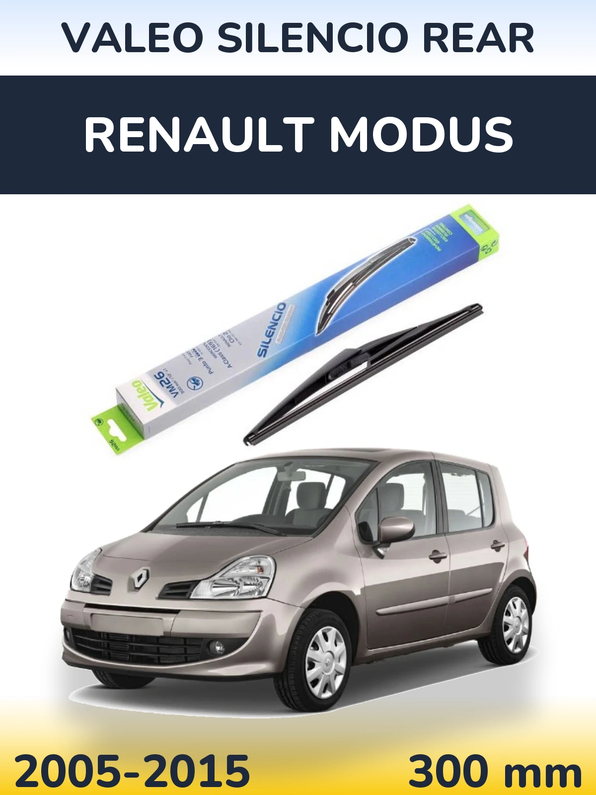 Tylna wycieraczka Valeo Silencio Rear 300 mm do Renault Modus 2005-2015