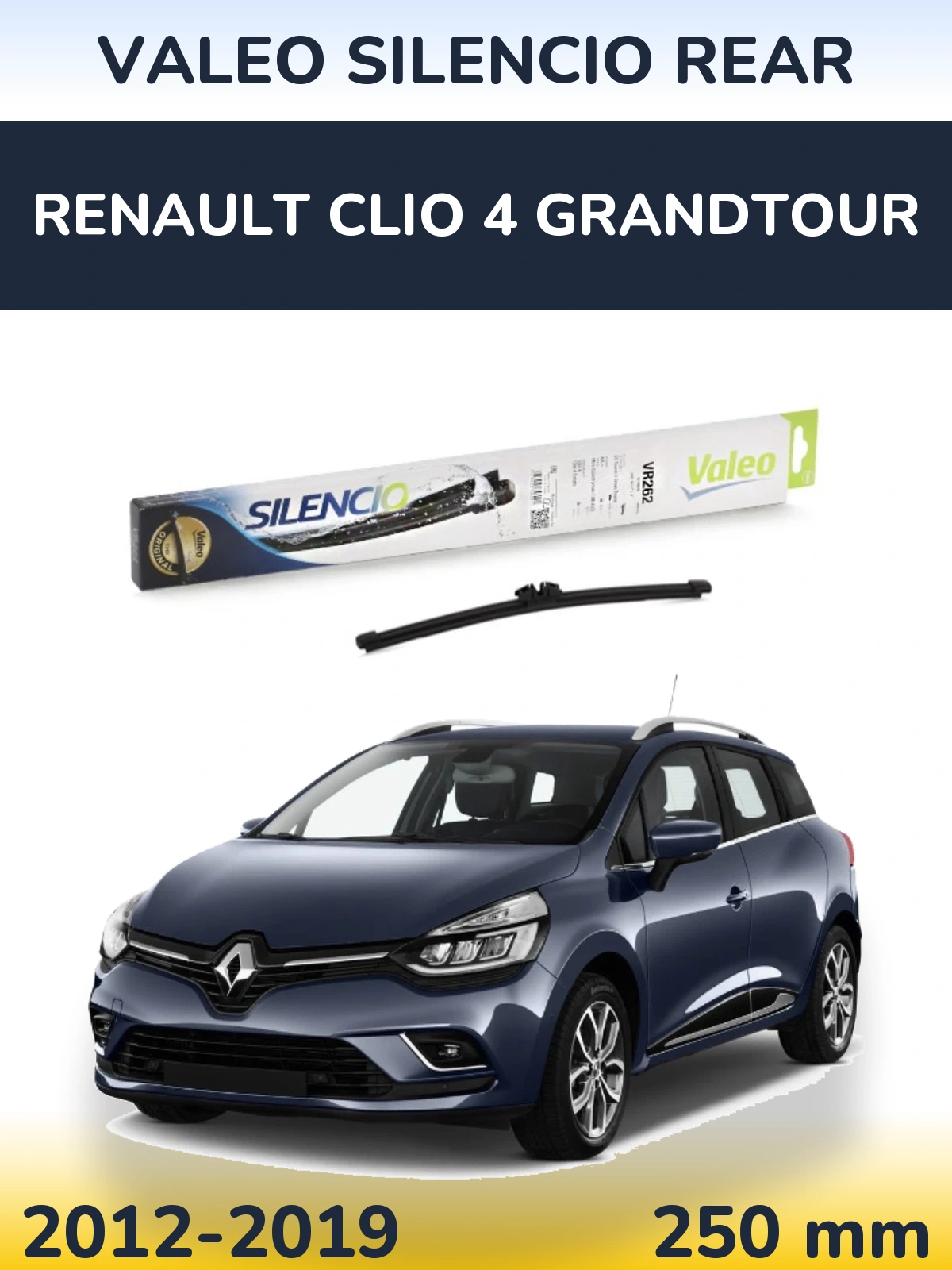 Задня щітка Valeo Silencio Rear 240 мм для Renault Clio 4 Grandtour 2012-2019