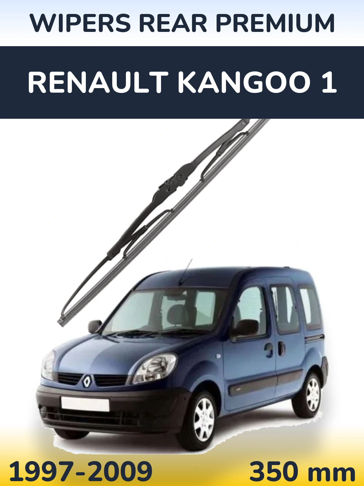 Tylna wycieraczka WIPERS REAR PREMIUM 350 mm do Renault Kangoo 1 1997-2009