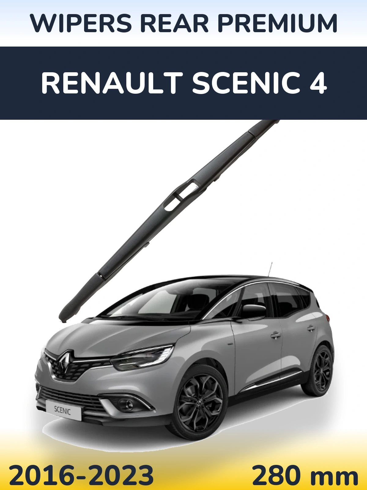 Rear wiper blade WIPERS REAR PREMIUM 280 мм for Renault Scenic 4 2016-2023