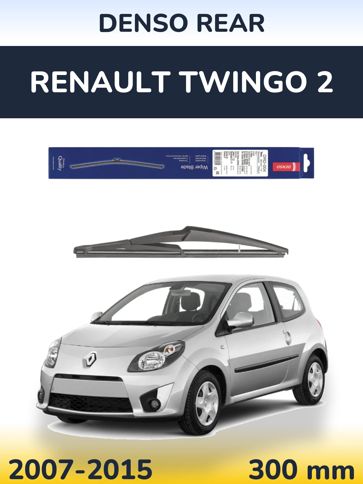Задний дворник Denso Rear 300 мм для Renault Twingo 2 2007-2015