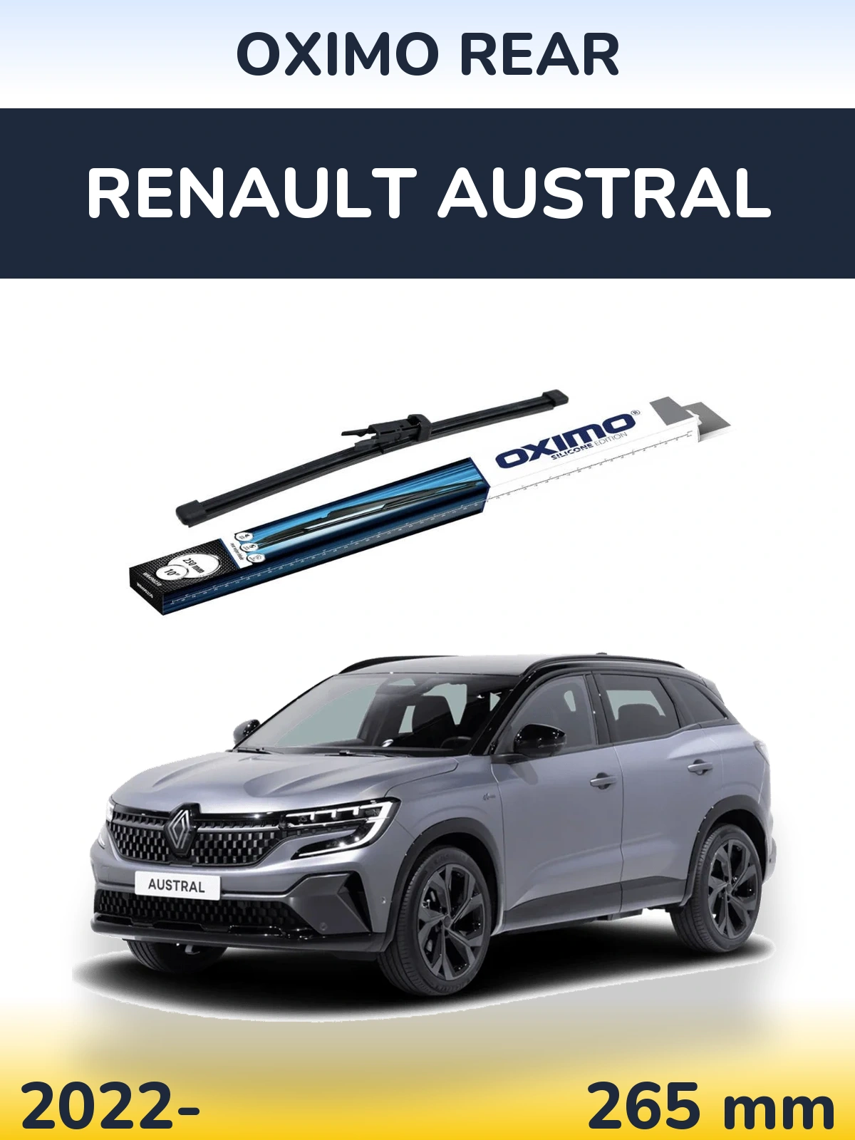 Tylna wycieraczka Oximo Rear 250 mm do Renault Austral 2022-2026