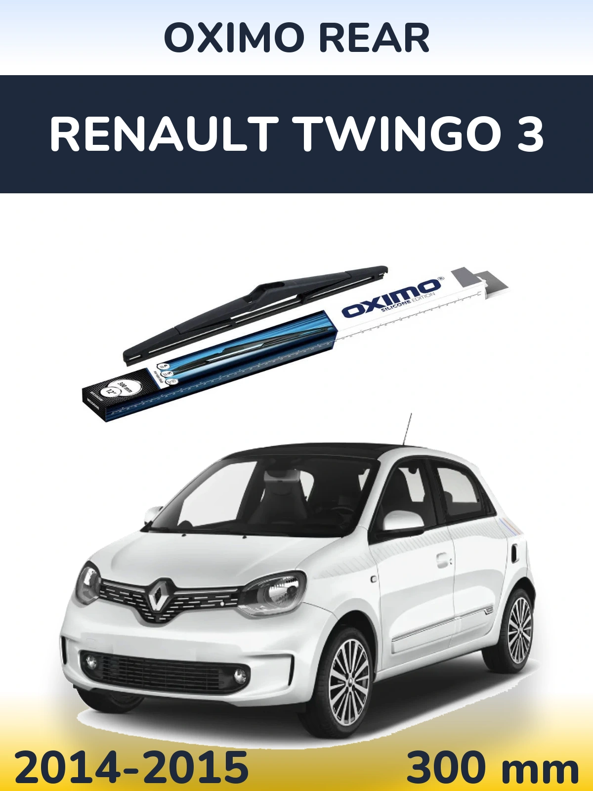 Tylna wycieraczka Oximo Rear 300 mm do Renault Twingo 3 2014-2015