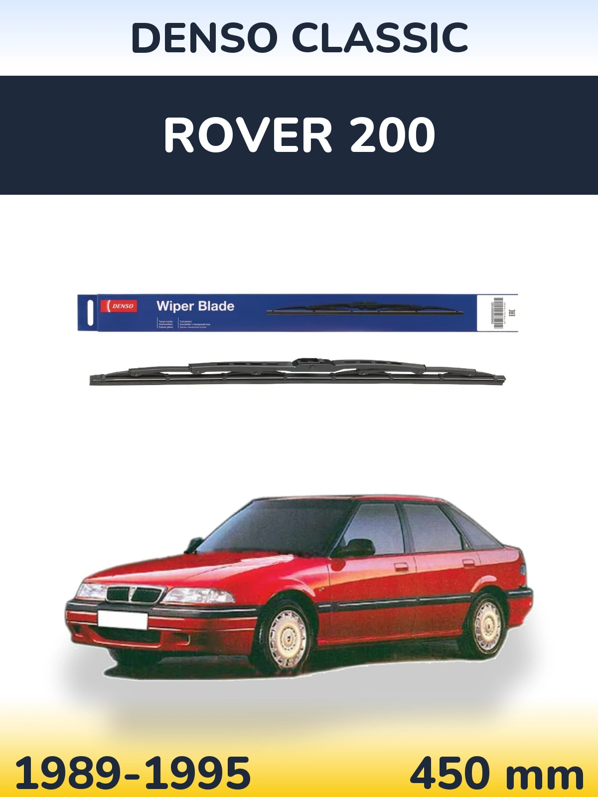 Tylna wycieraczka Denso Classic 450 mm do Rover 200 1989-1995