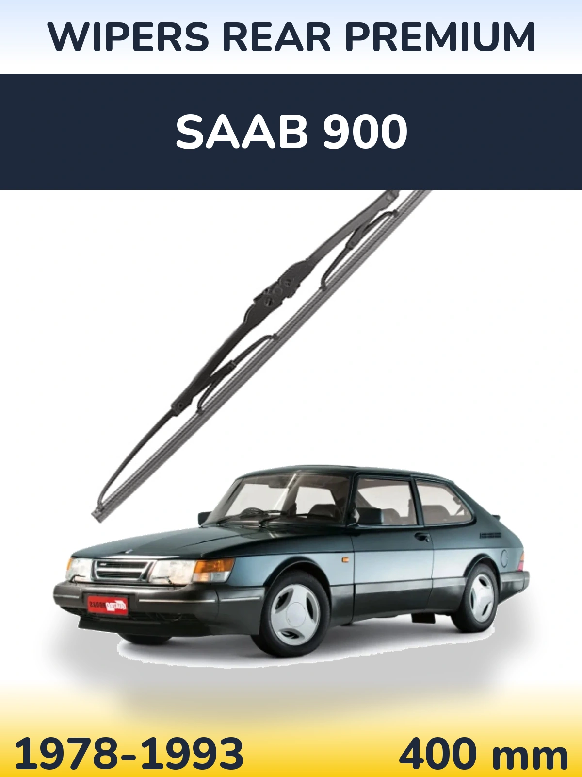 Tylna wycieraczka WIPERS REAR PREMIUM 400 mm do SAAB 900 1978-1993