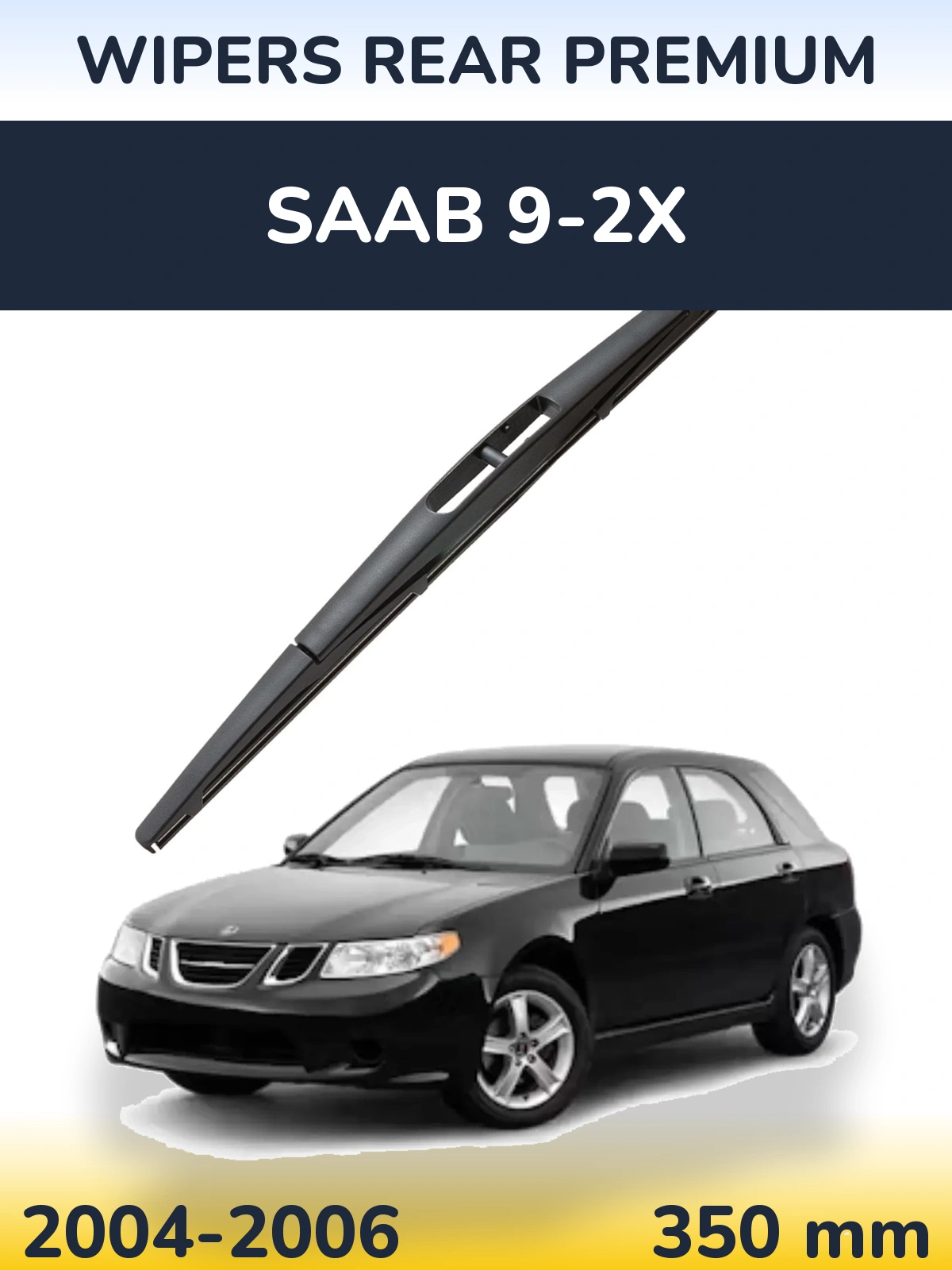 Tylna wycieraczka WIPERS REAR PREMIUM 350 mm do SAAB 9-2X 2004-2006