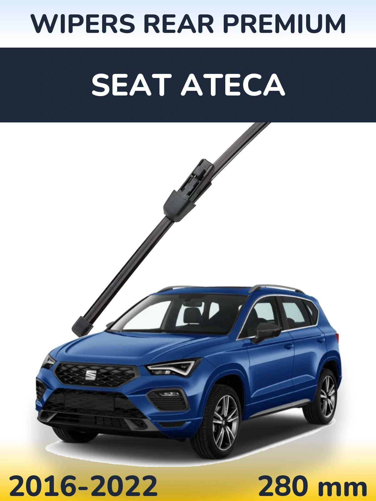 Tylna wycieraczka WIPERS REAR PREMIUM 280 mm do SEAT Ateca 2016-2022
