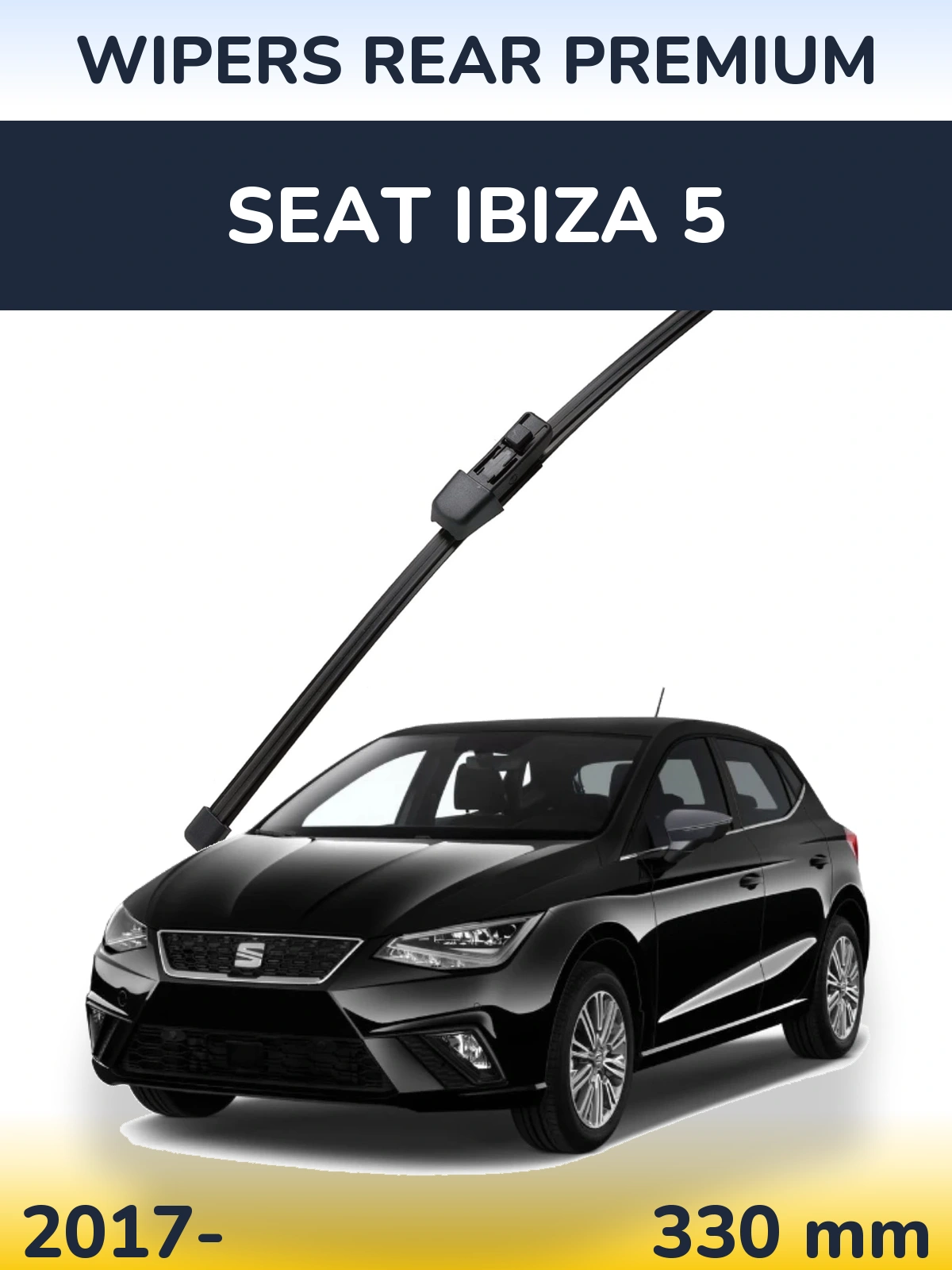 Tylna wycieraczka WIPERS REAR PREMIUM 330 mm do SEAT Ibiza 5 2017-2026