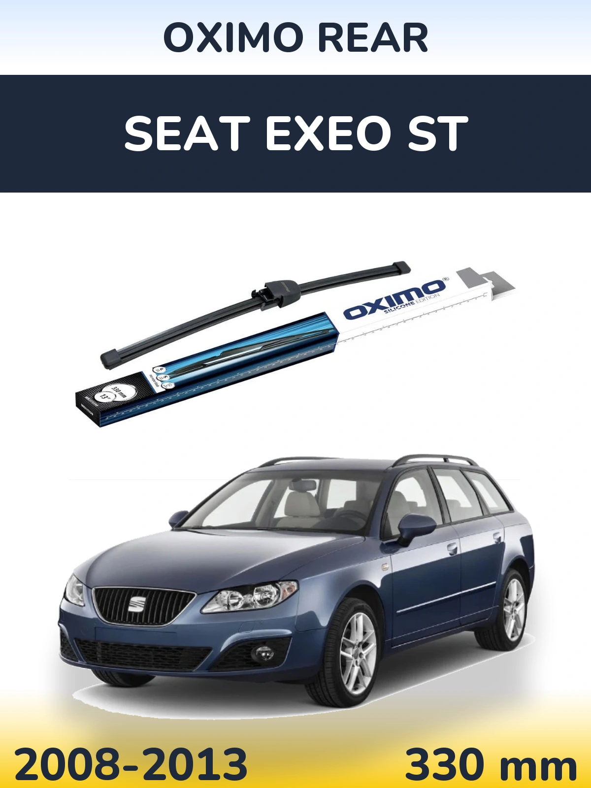 Rear wiper blade Oximo Rear 330 мм for SEAT Exeo ST 2008-2013