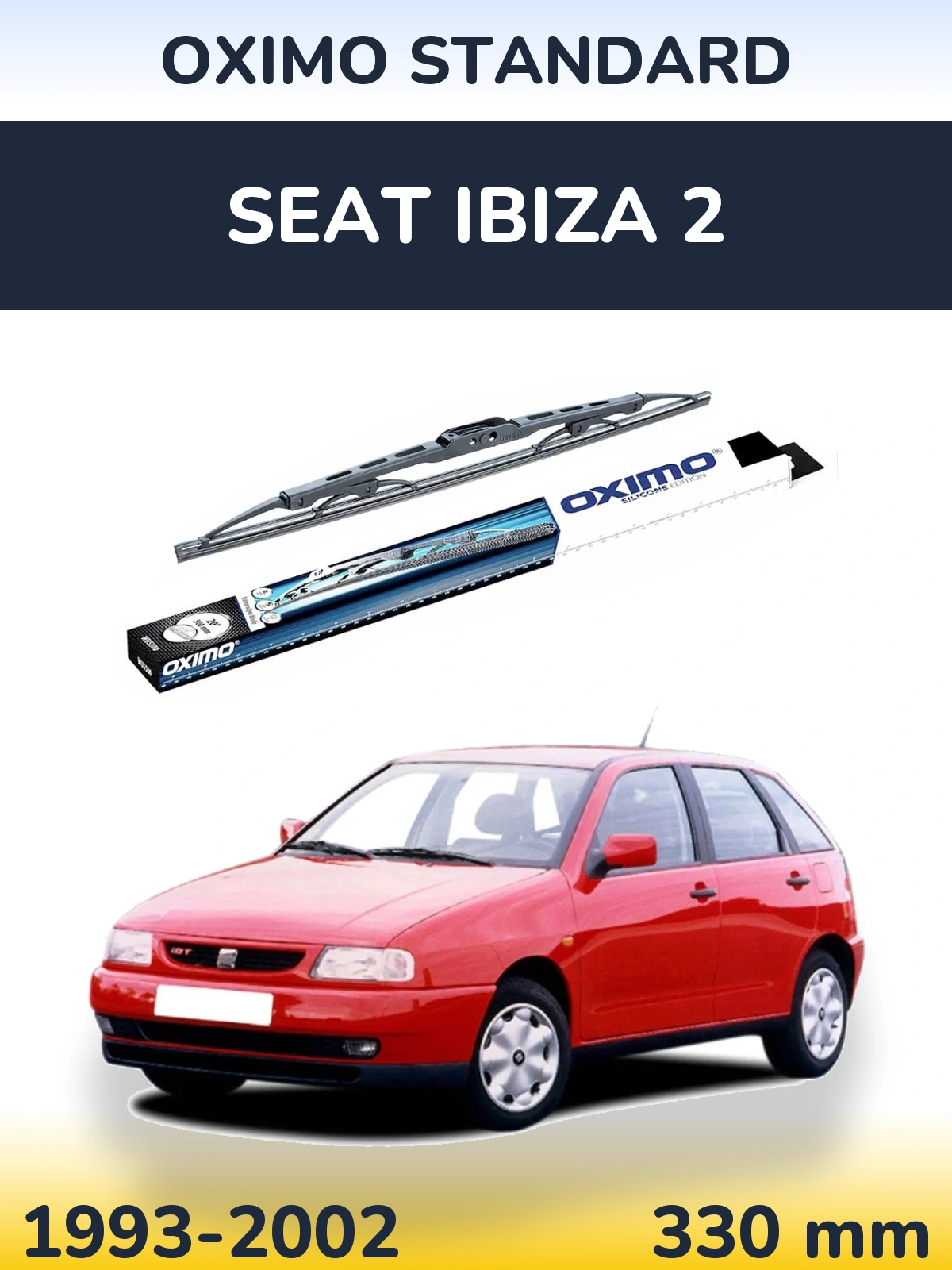 Tylna wycieraczka Oximo Standard 325 mm do SEAT Ibiza 2 1993-2002
