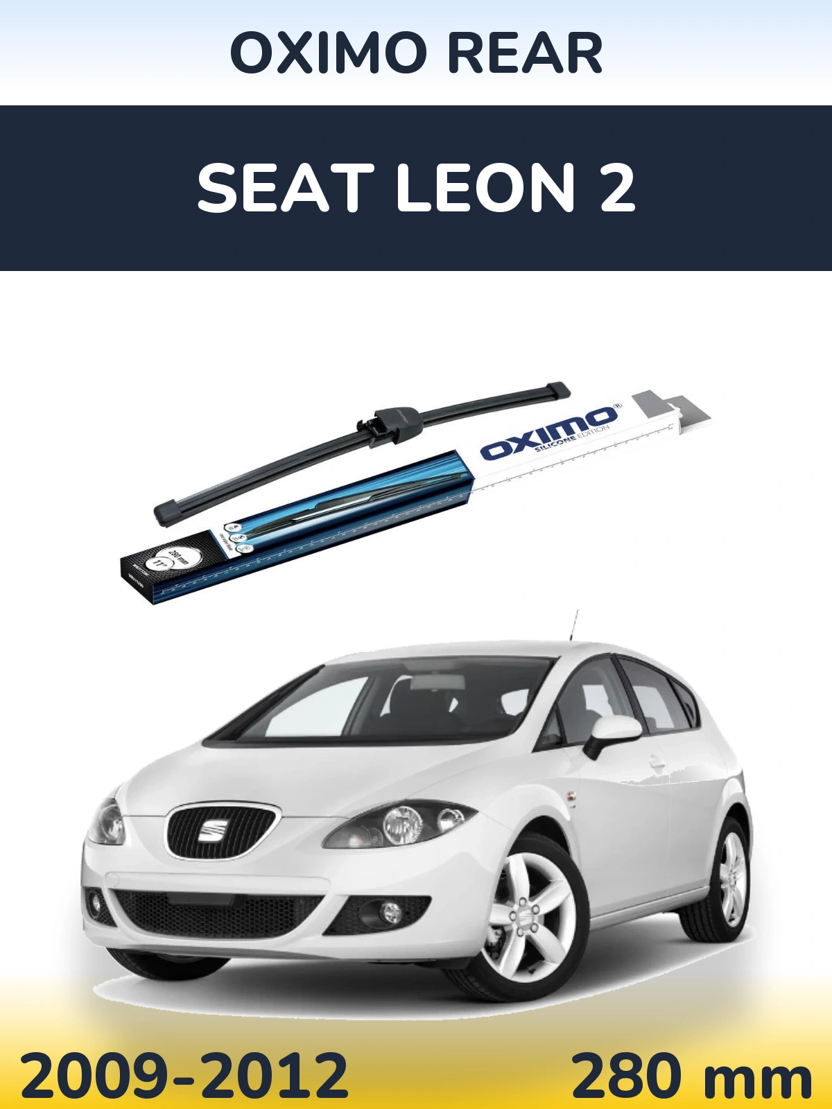 Rear wiper blade Oximo Rear 280 mm for SEAT Leon 2 2009-2012