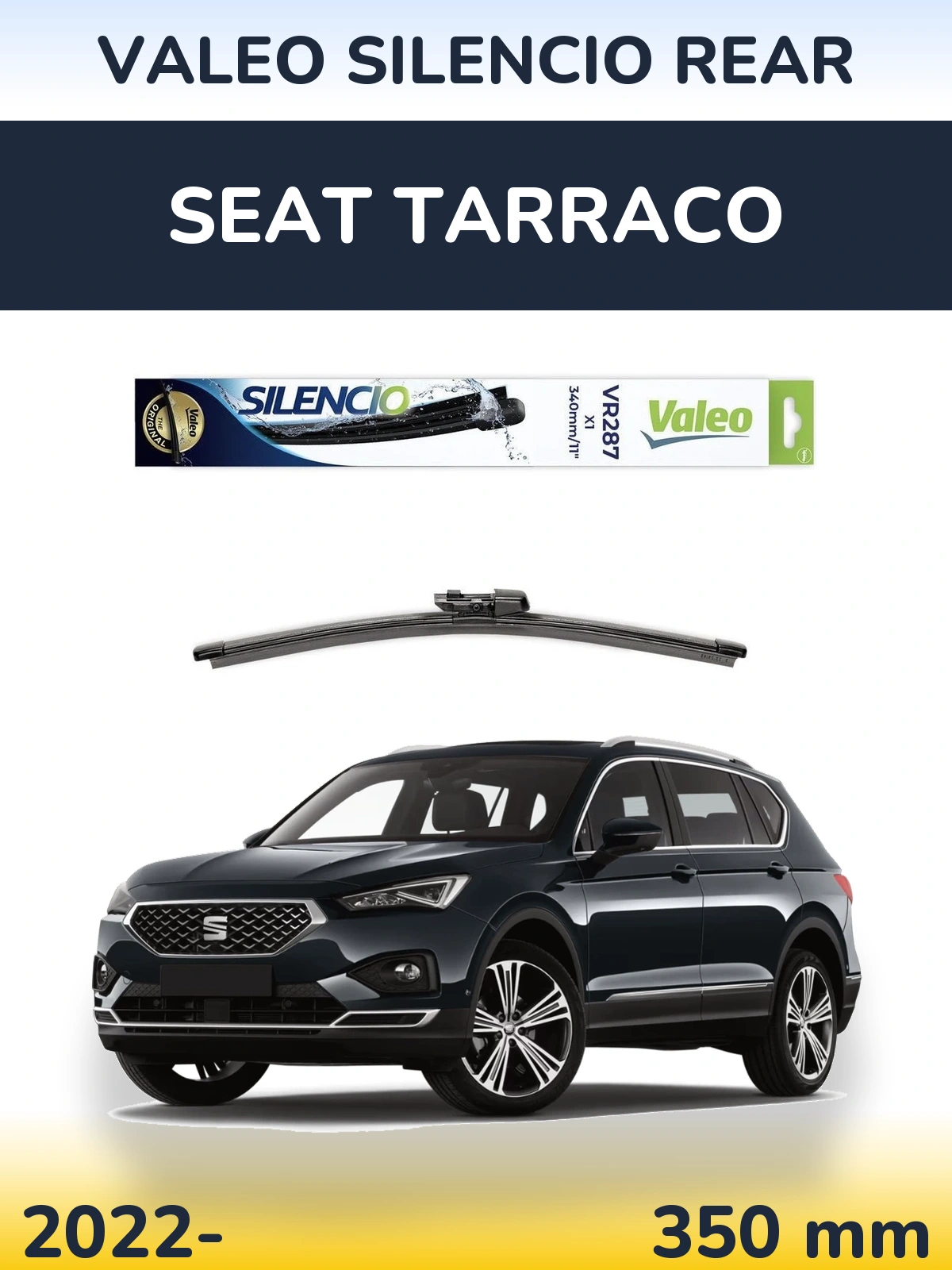 Tylna wycieraczka Valeo Silencio Rear 340 mm do SEAT Tarraco 2022-2026