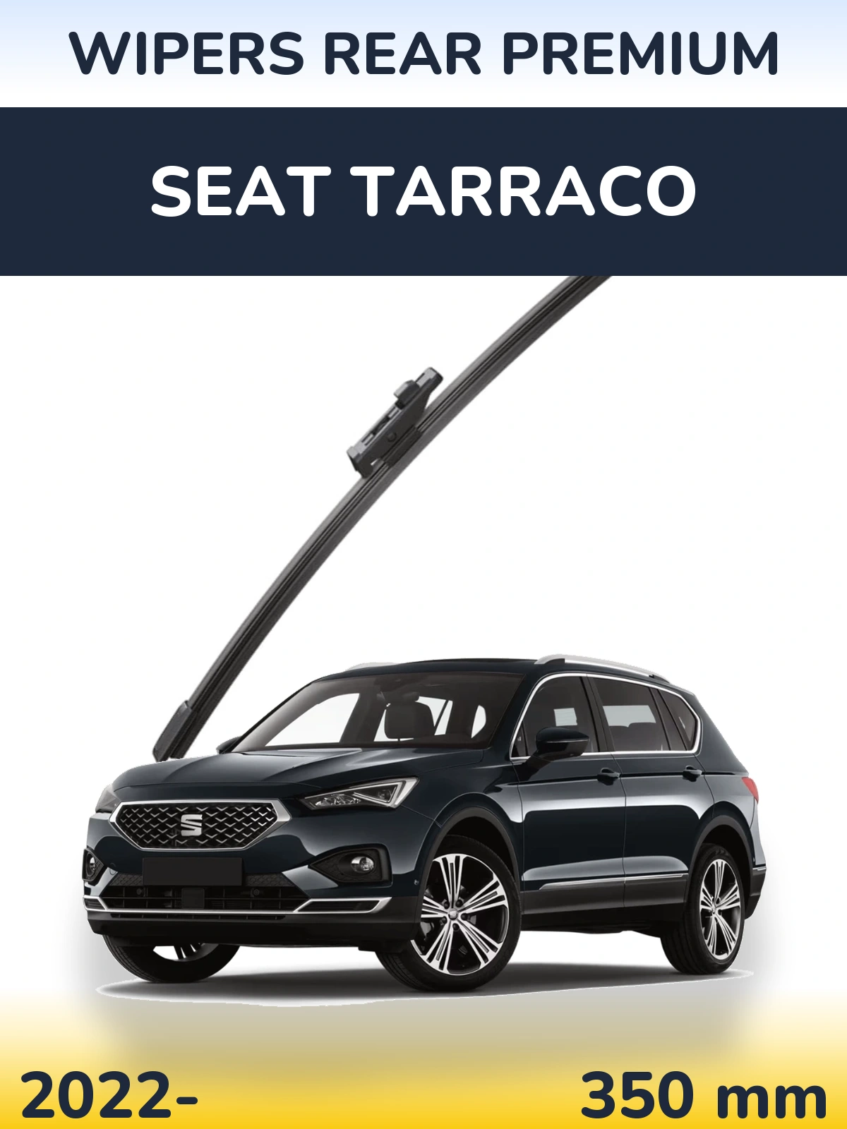 Rear wiper blade WIPERS REAR PREMIUM 350 мм for SEAT Tarraco 2022-2026