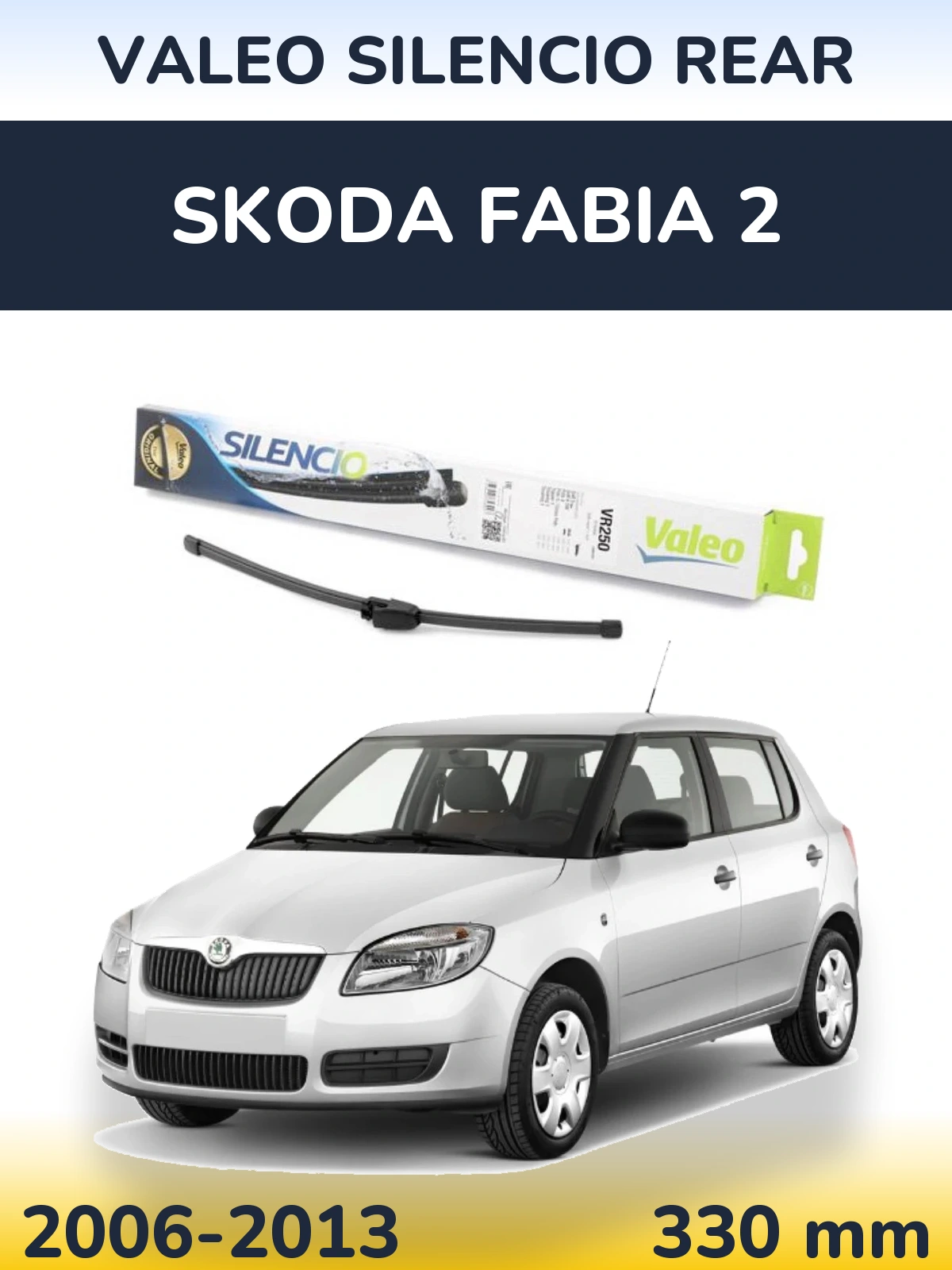 Tylna wycieraczka Valeo Silencio Rear 335 mm do Skoda Fabia 2 2006-2013