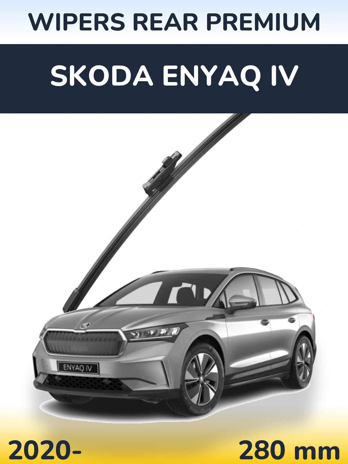 Задний дворник WIPERS REAR PREMIUM 280 мм для Skoda Enyaq iV 2020-2026